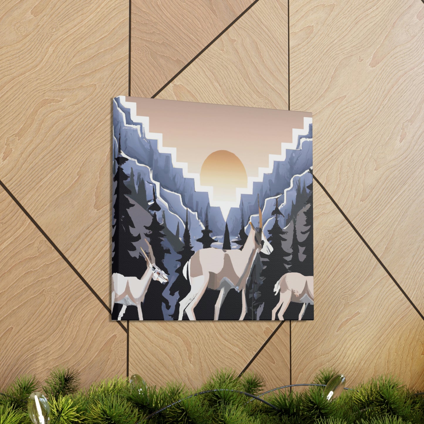 "Chamois Gleaming Symphony" - Canvas