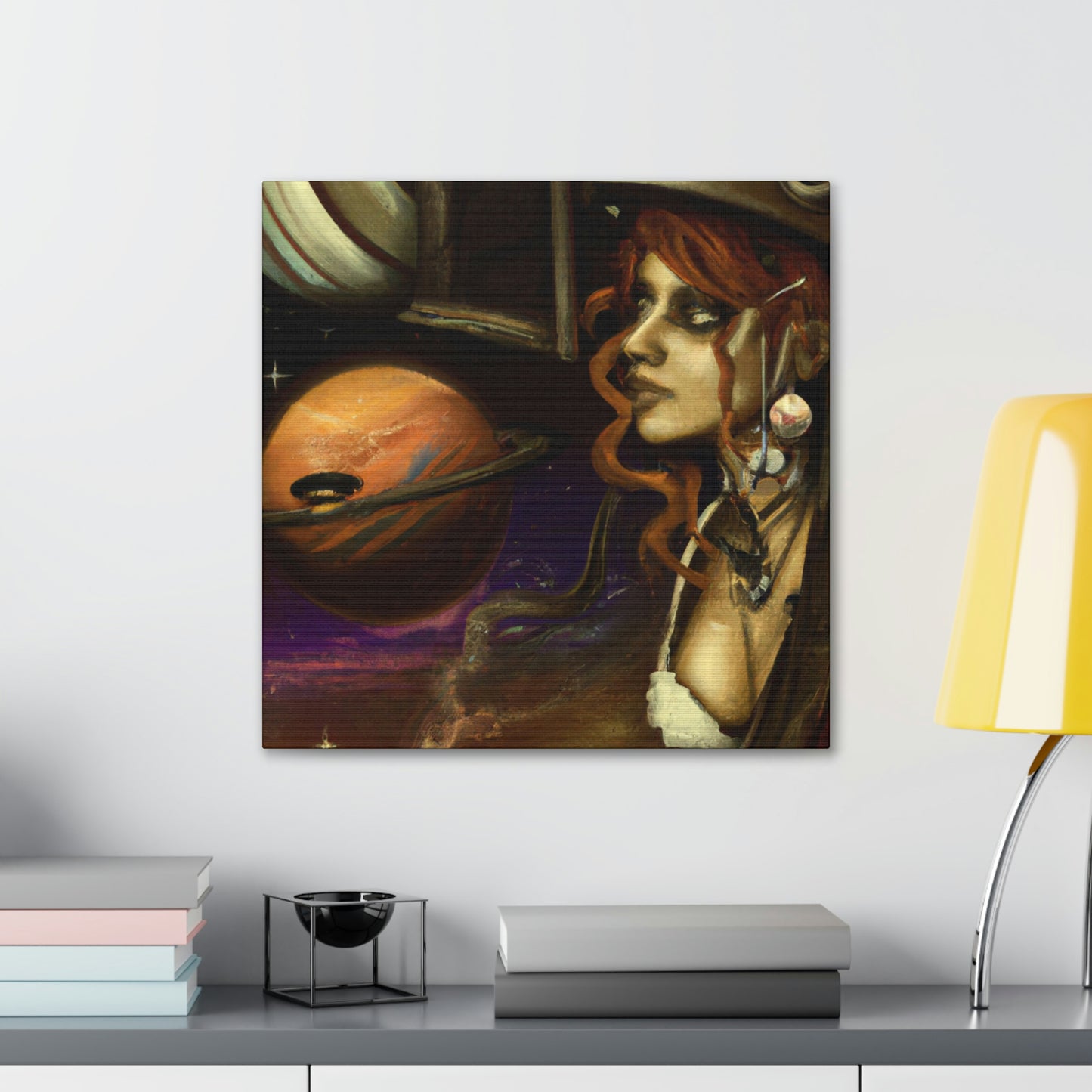 Venus in CogsDress - Canvas