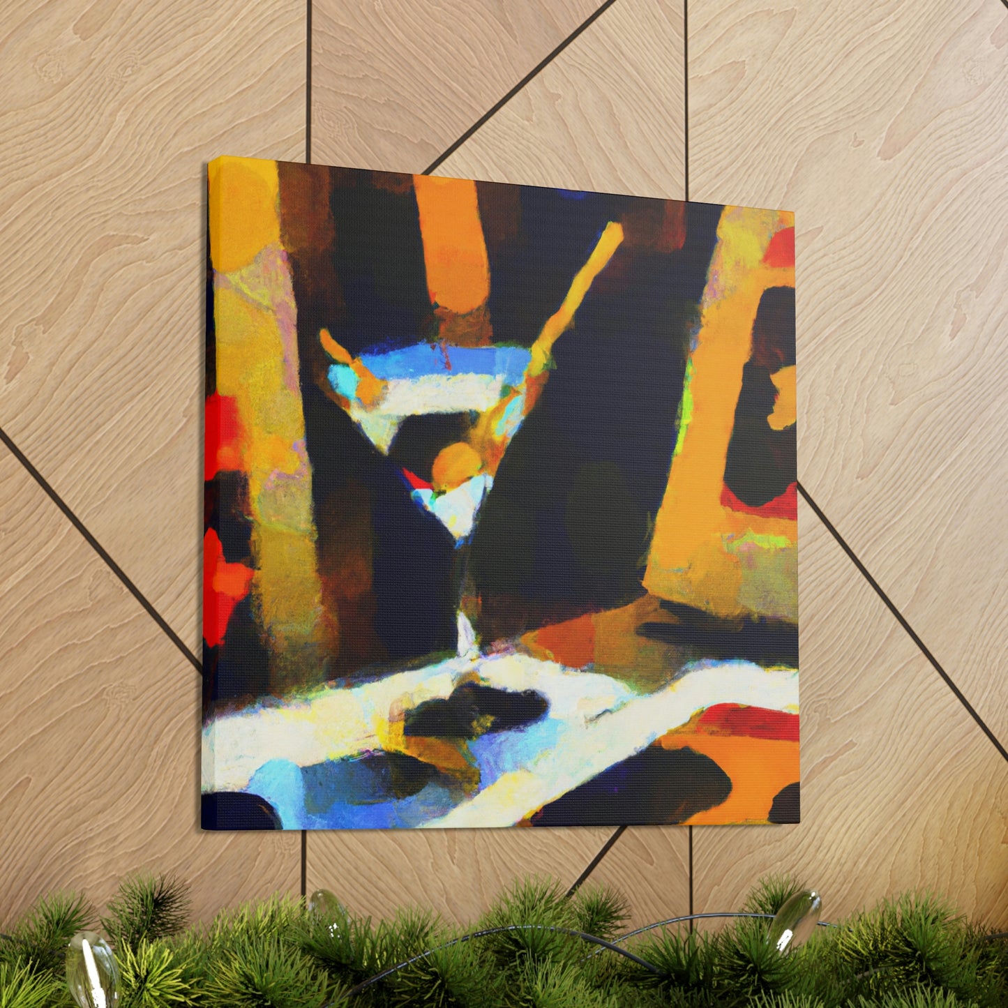 Martini Moment Illuminated - Canvas