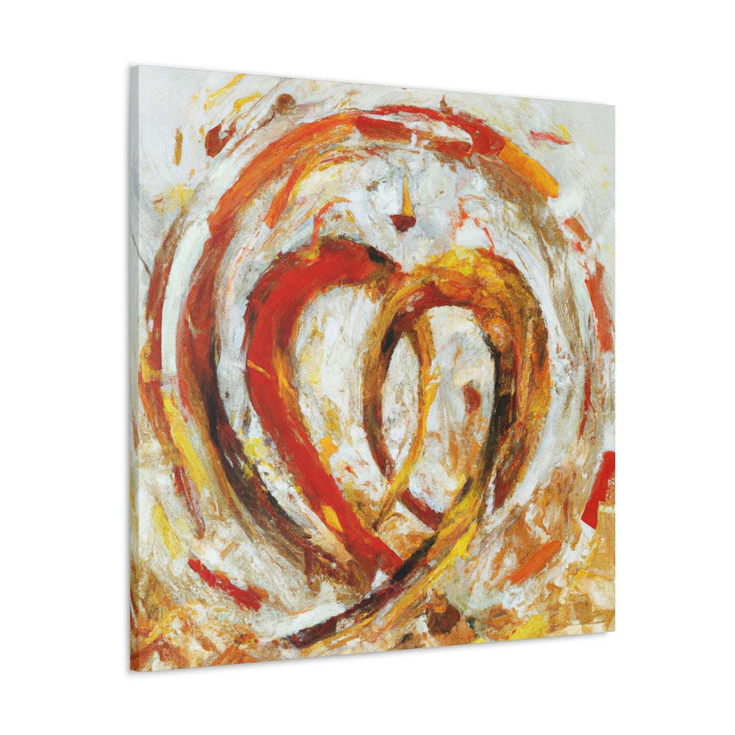 Wedding Rings Abstraction - Canvas