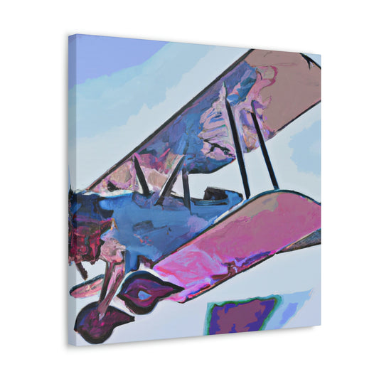 Vintage Airplane Glory - Canvas