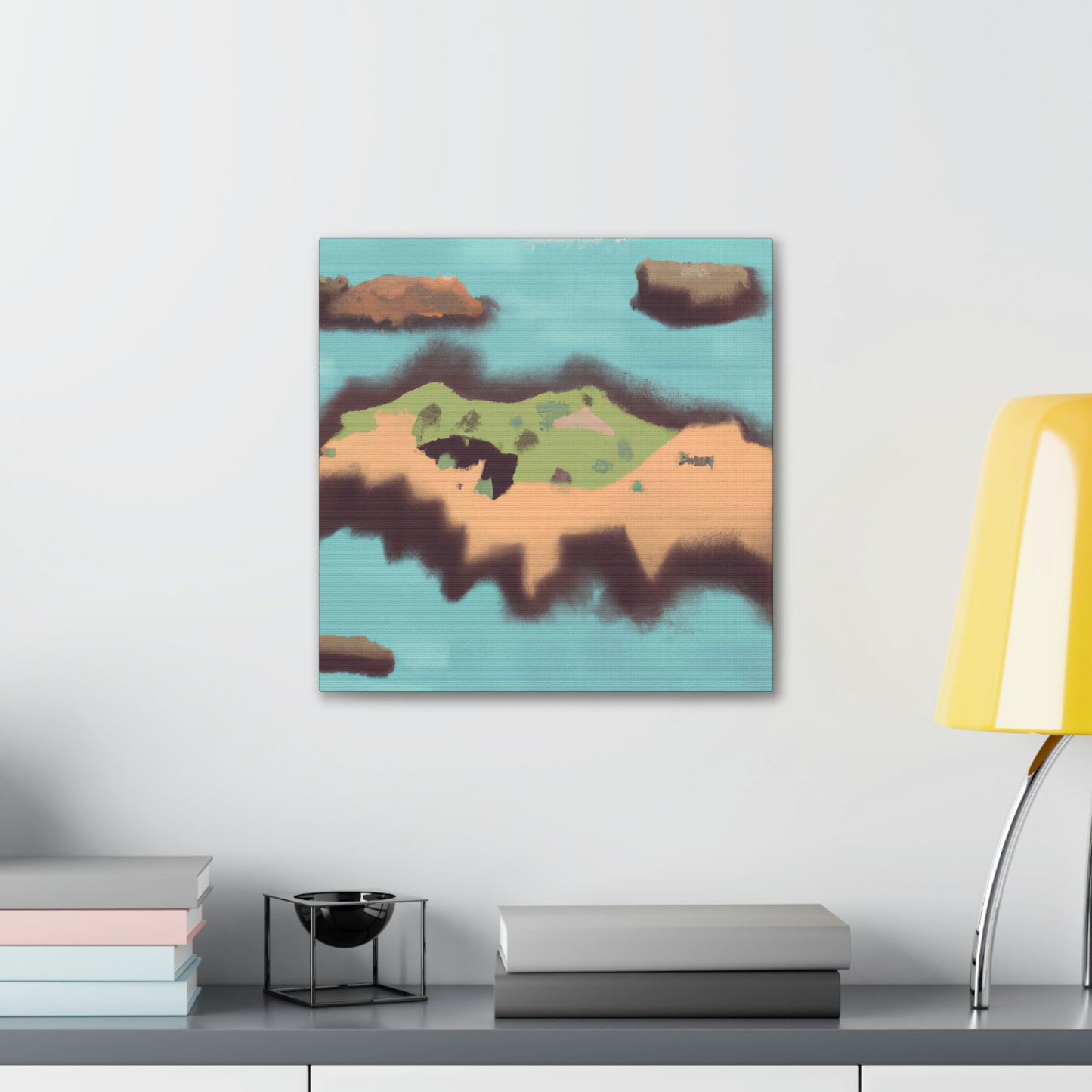 Tropical Island Oasis - Canvas