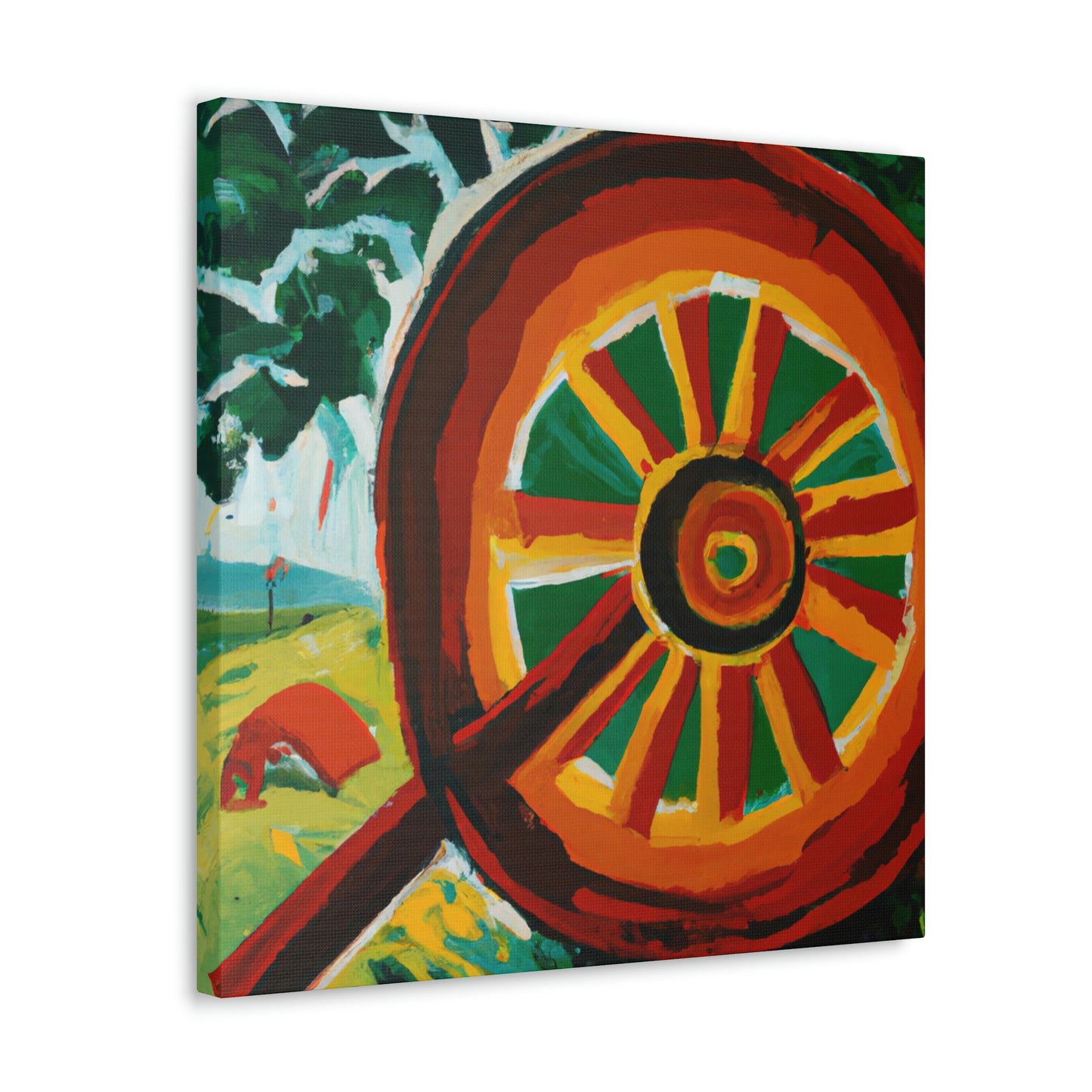 "Wheel of Times Past" - Canvas