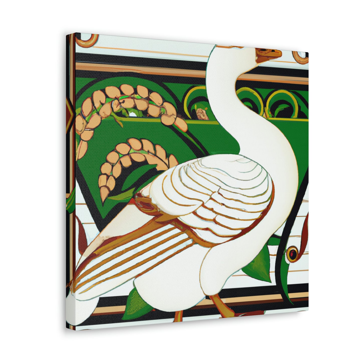 "Goose of Art Nouveau" - Canvas