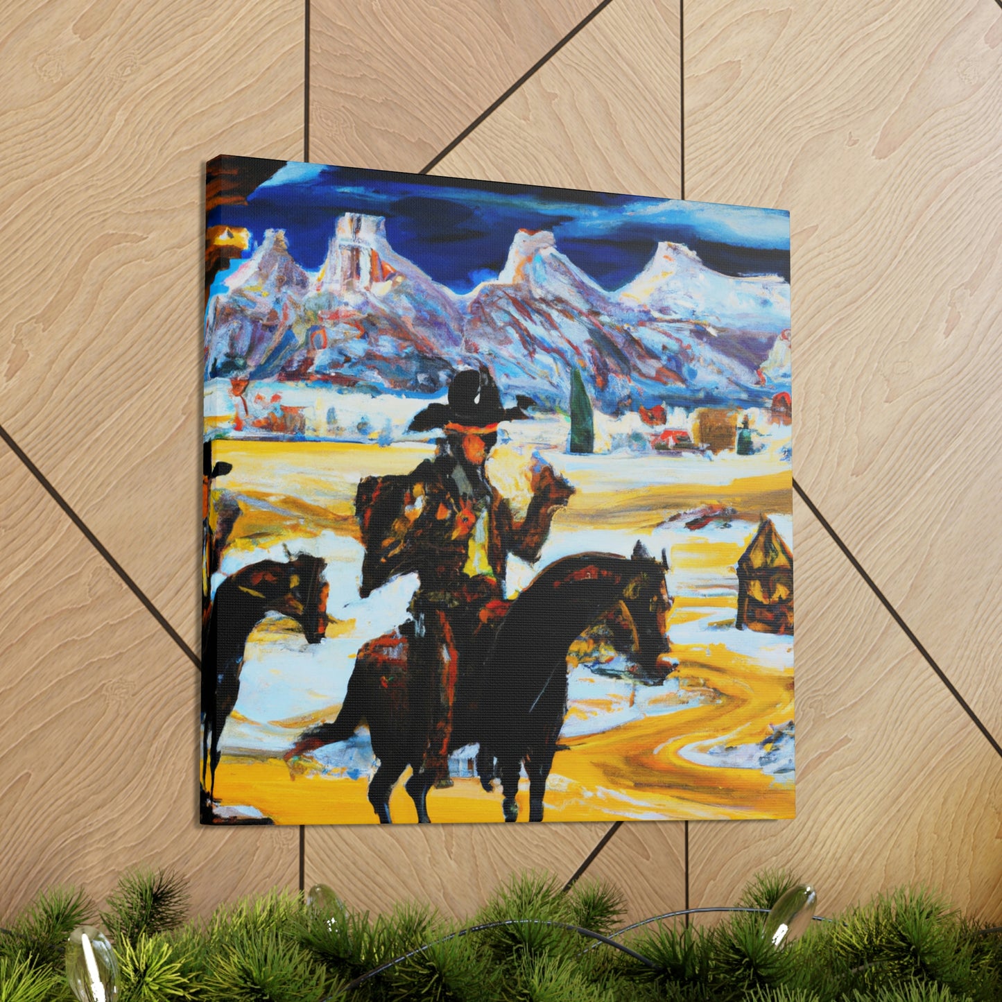 Frontier Town Splendor - Canvas