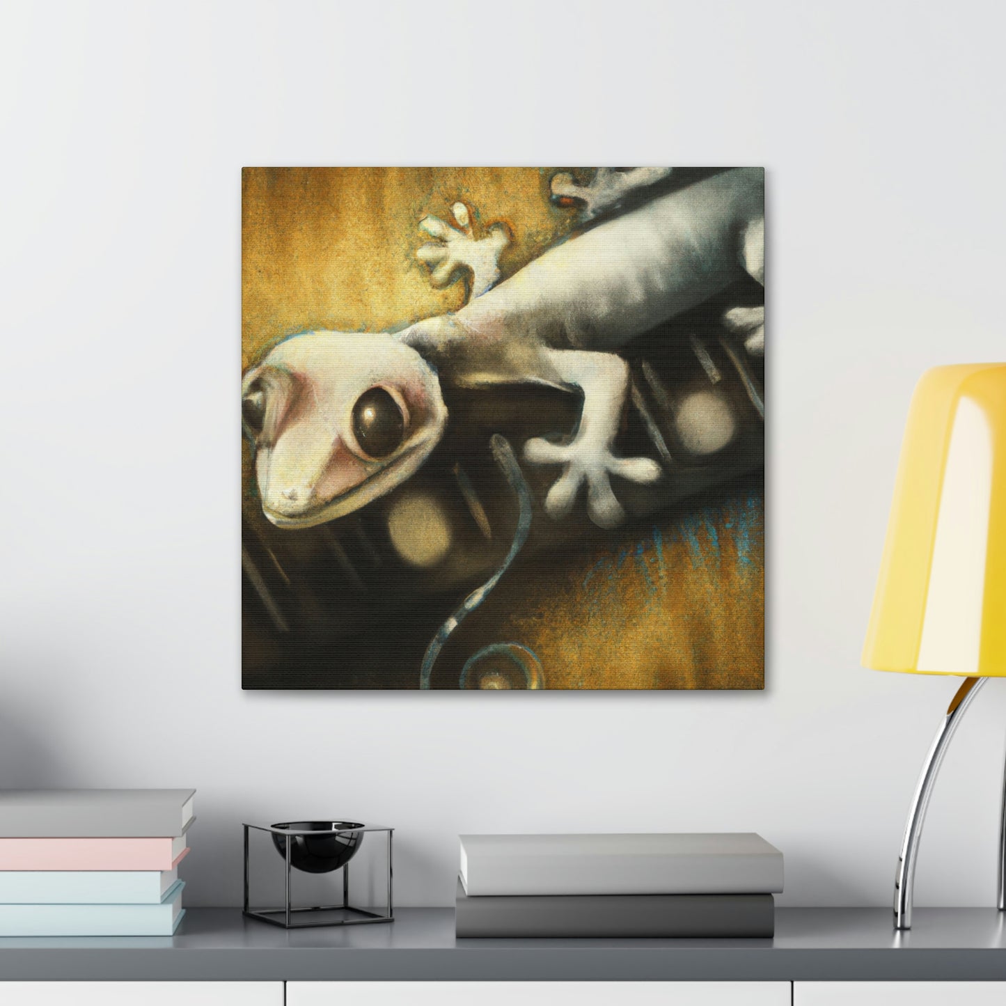 Gecko in the Mist - Canvas