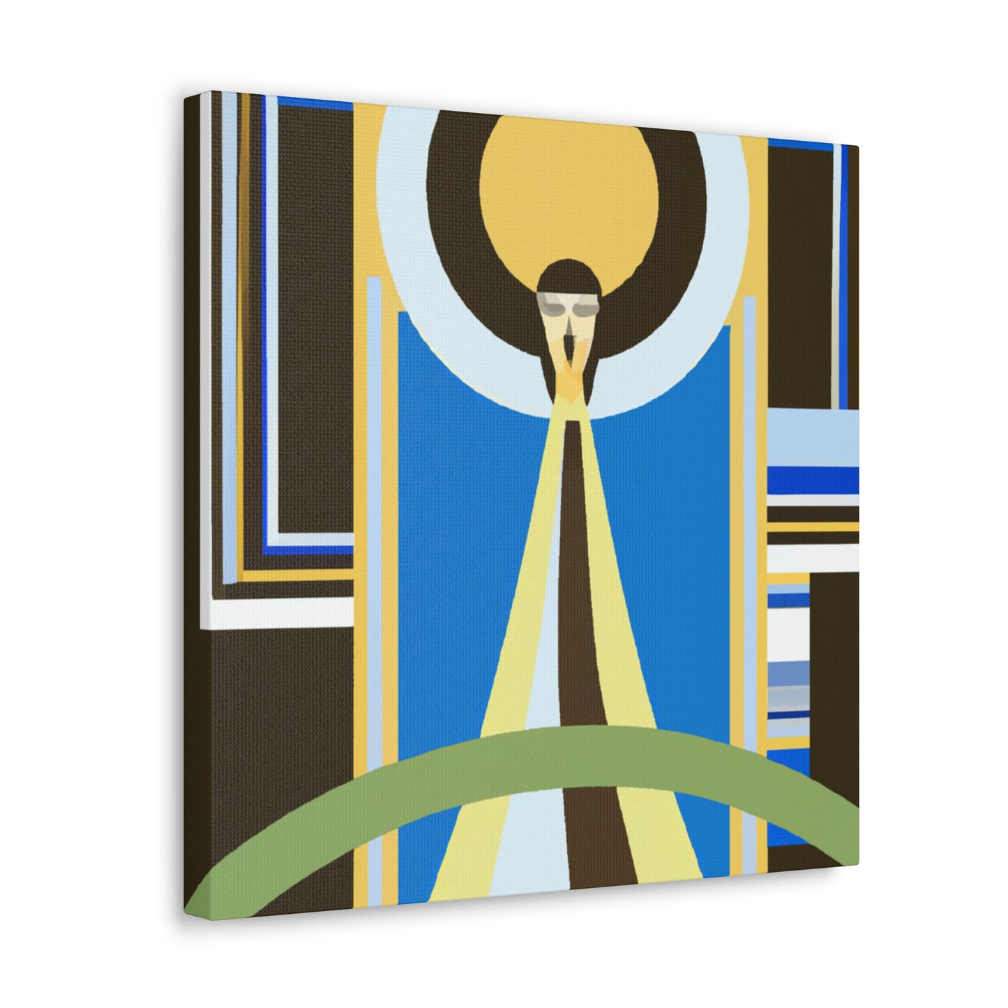 Catching Art Deco Lasso - Canvas