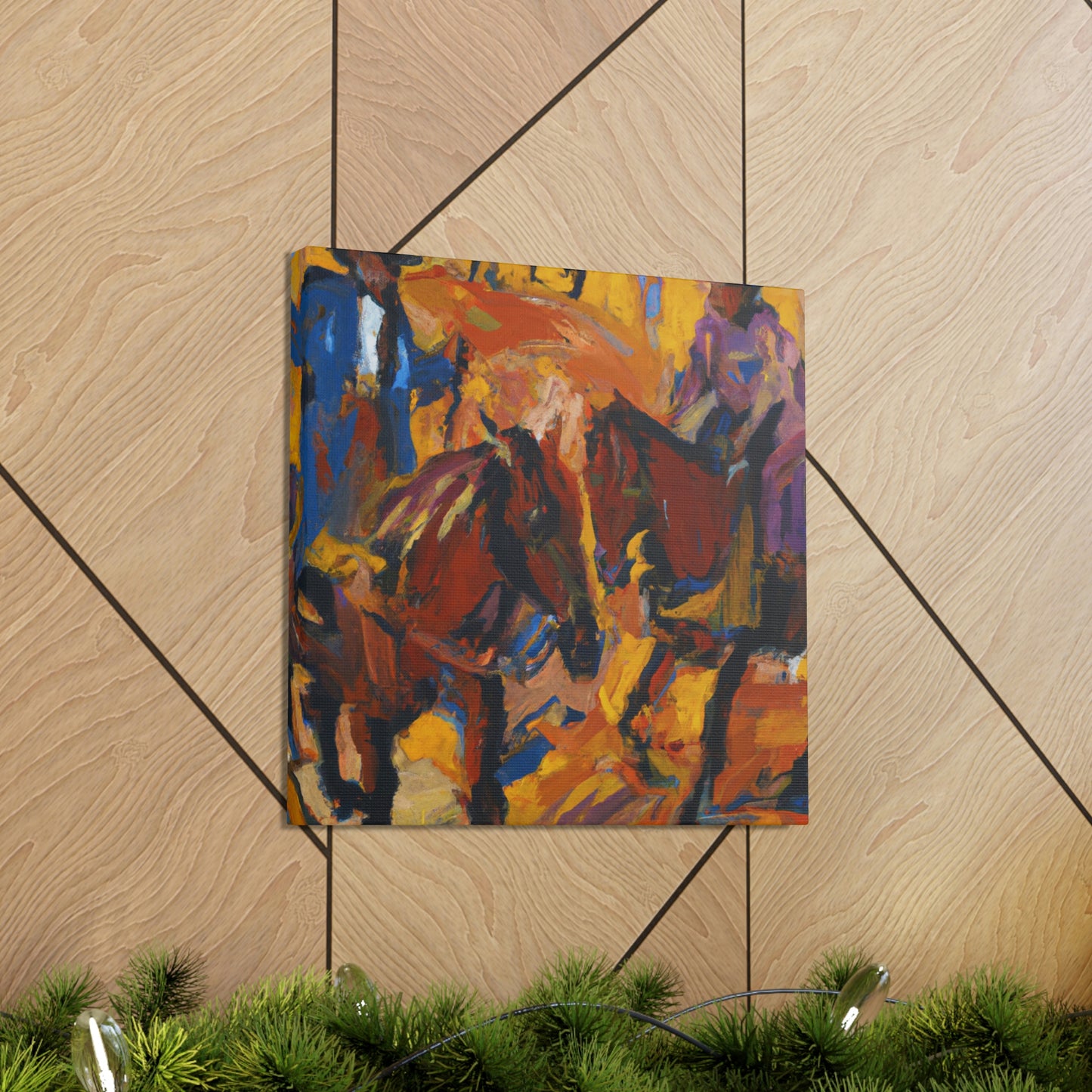 "Chuck Wagon Freedom Expression" - Canvas