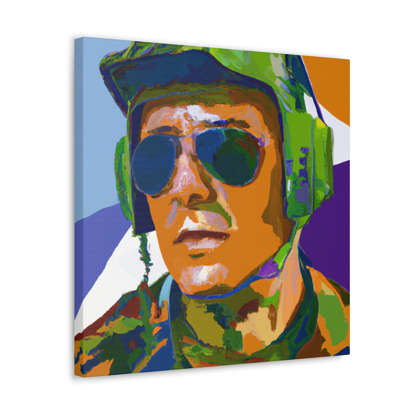 Pilot in Pop Art - Canvas