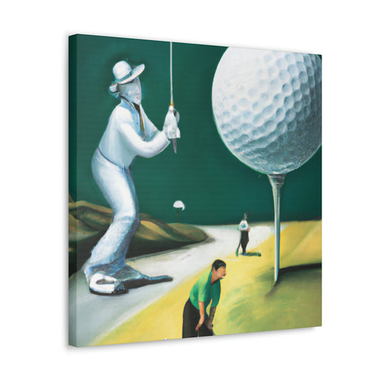 Golfing Through Dreamland - Canvas