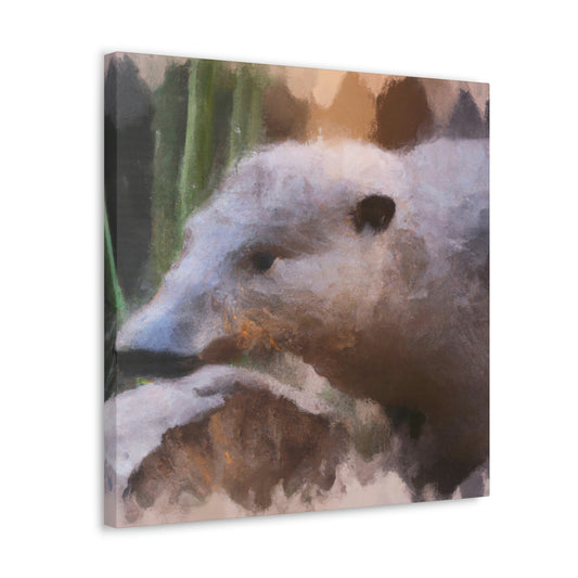 "Platypus Portrait Abstract" - Canvas