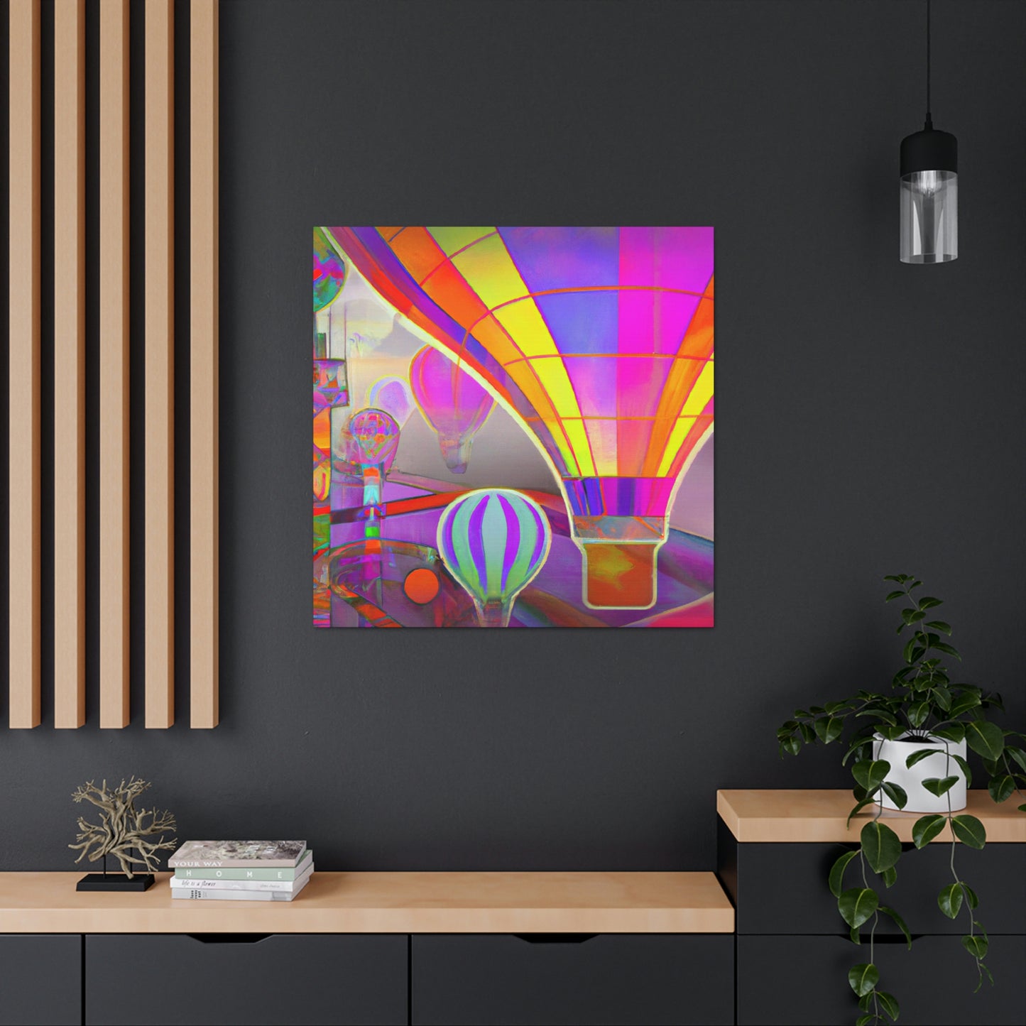 Ascending Air Balloons - Canvas