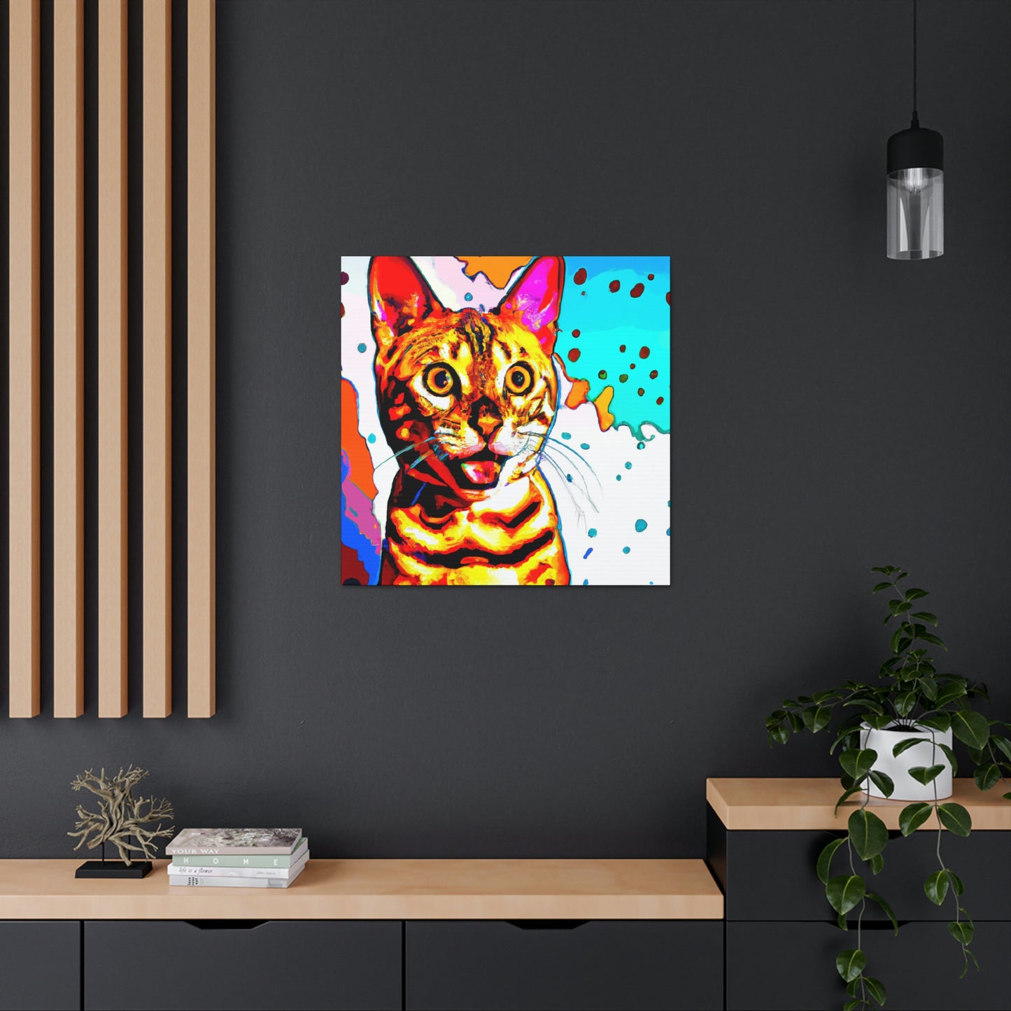 Bengal in Pop Art - Canvas