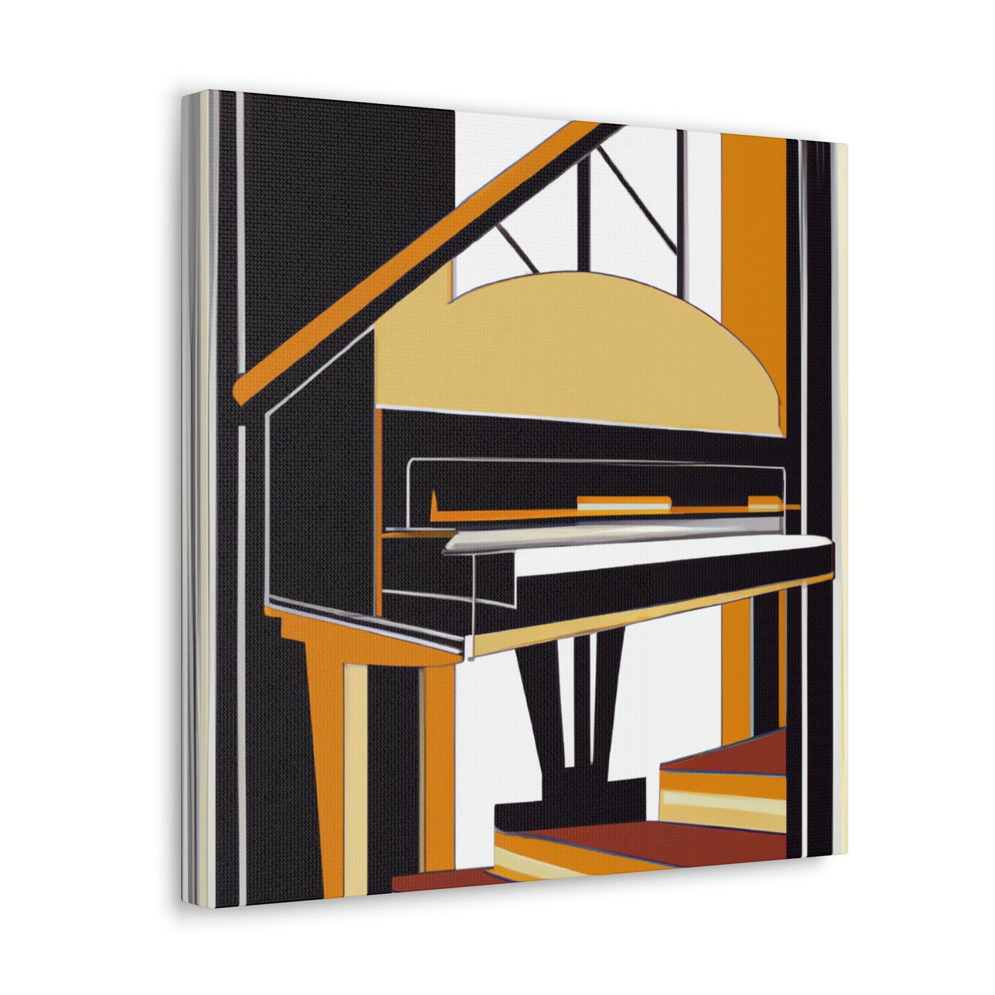 Piano's Artistic Lilt - Canvas