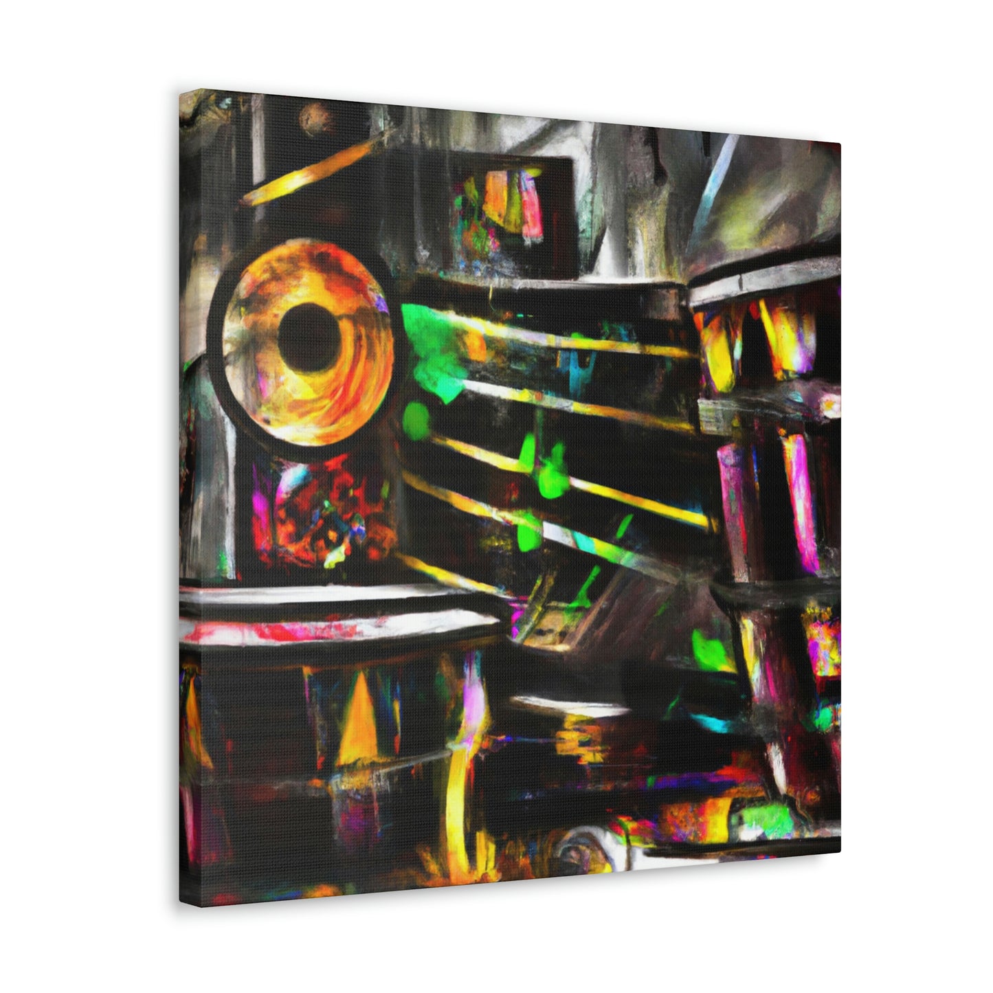 "Bongos in Expressionism" - Canvas