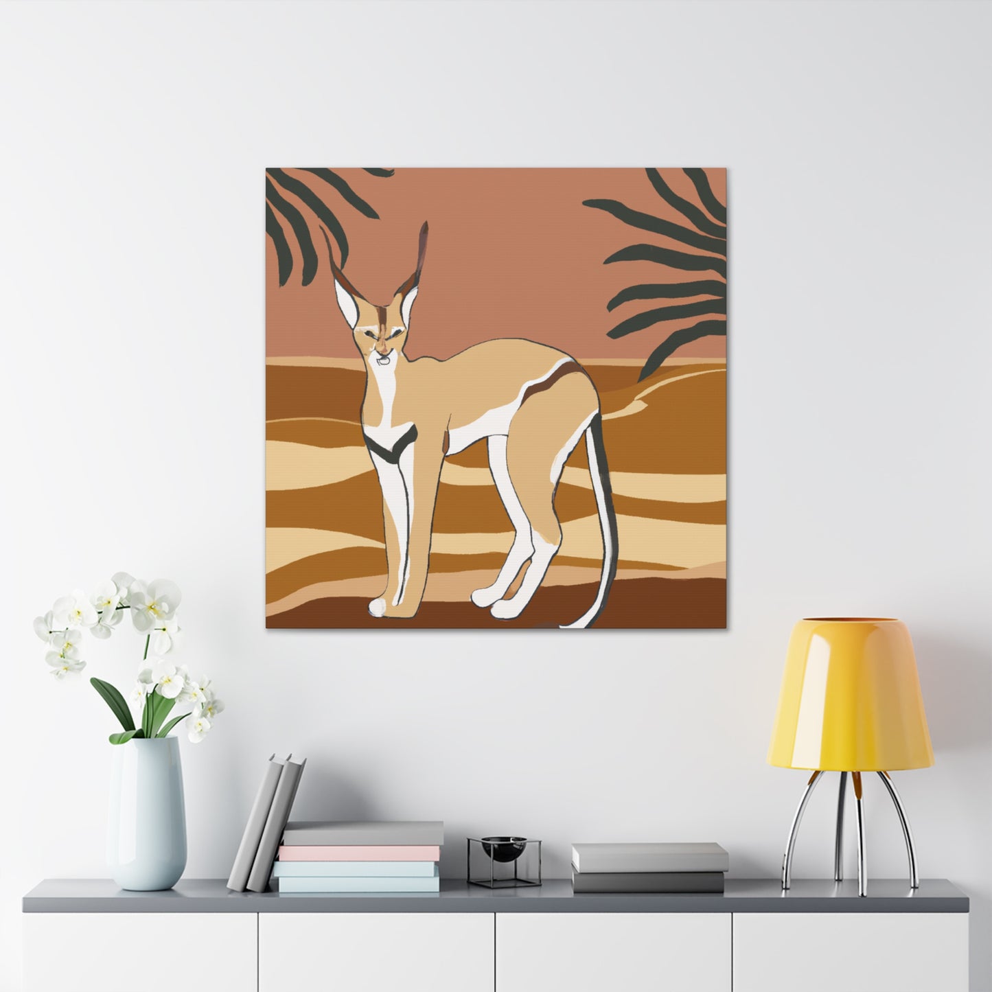 "Caracal's Deco Dream" - Canvas