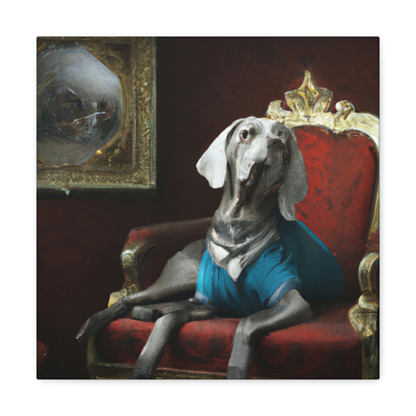 "The Weimaraner Regal" - Canvas