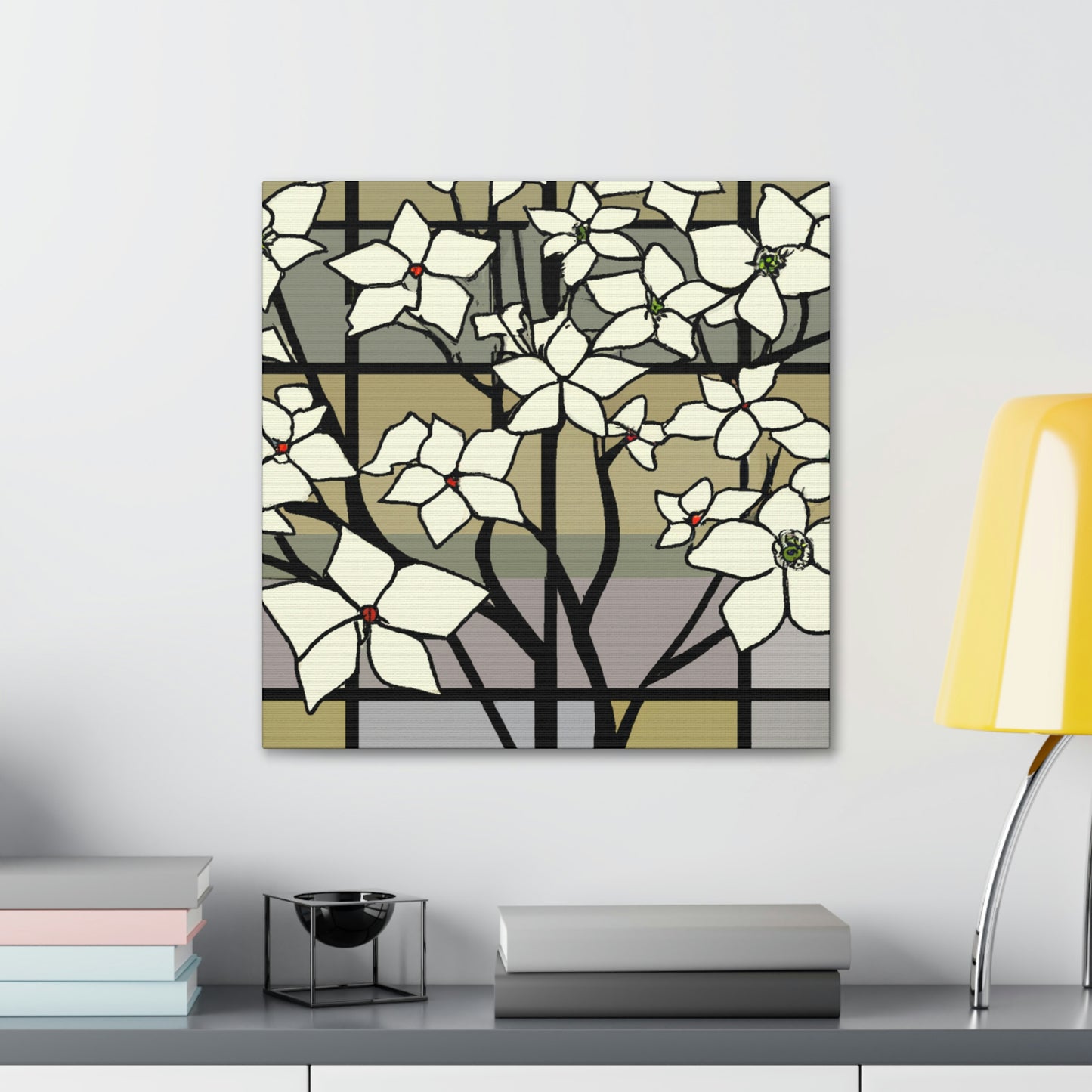 "Spear of Dogwood Blossoms" - Canvas