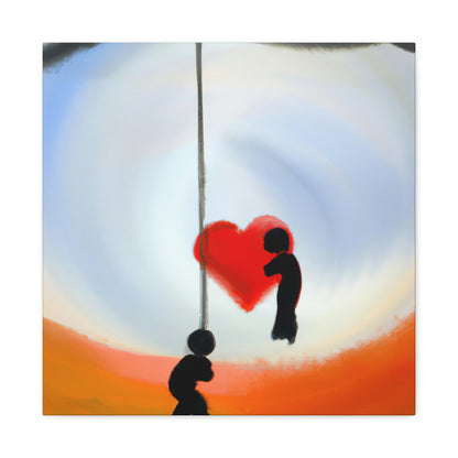 "Love Swings Serenely" - Canvas