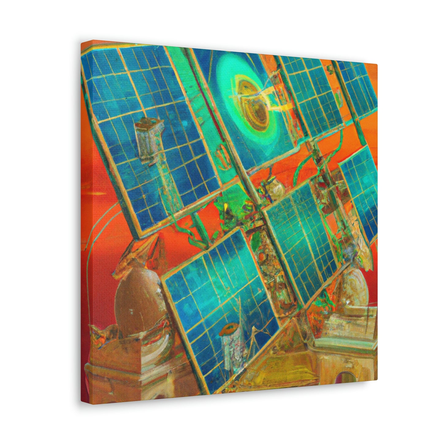 "Electrifying Solar Panel" - Canvas