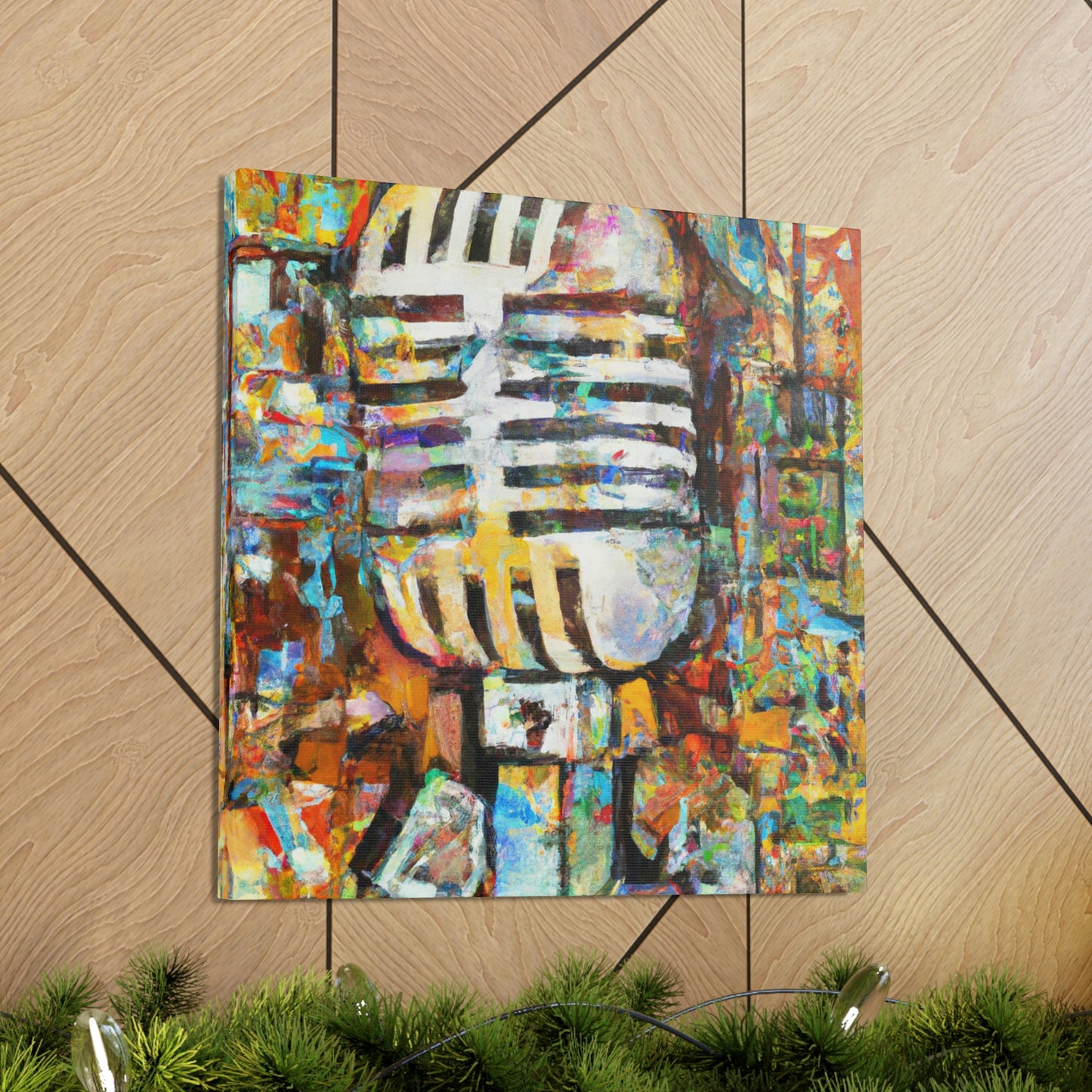 "Sing A Song Microphone" - Canvas