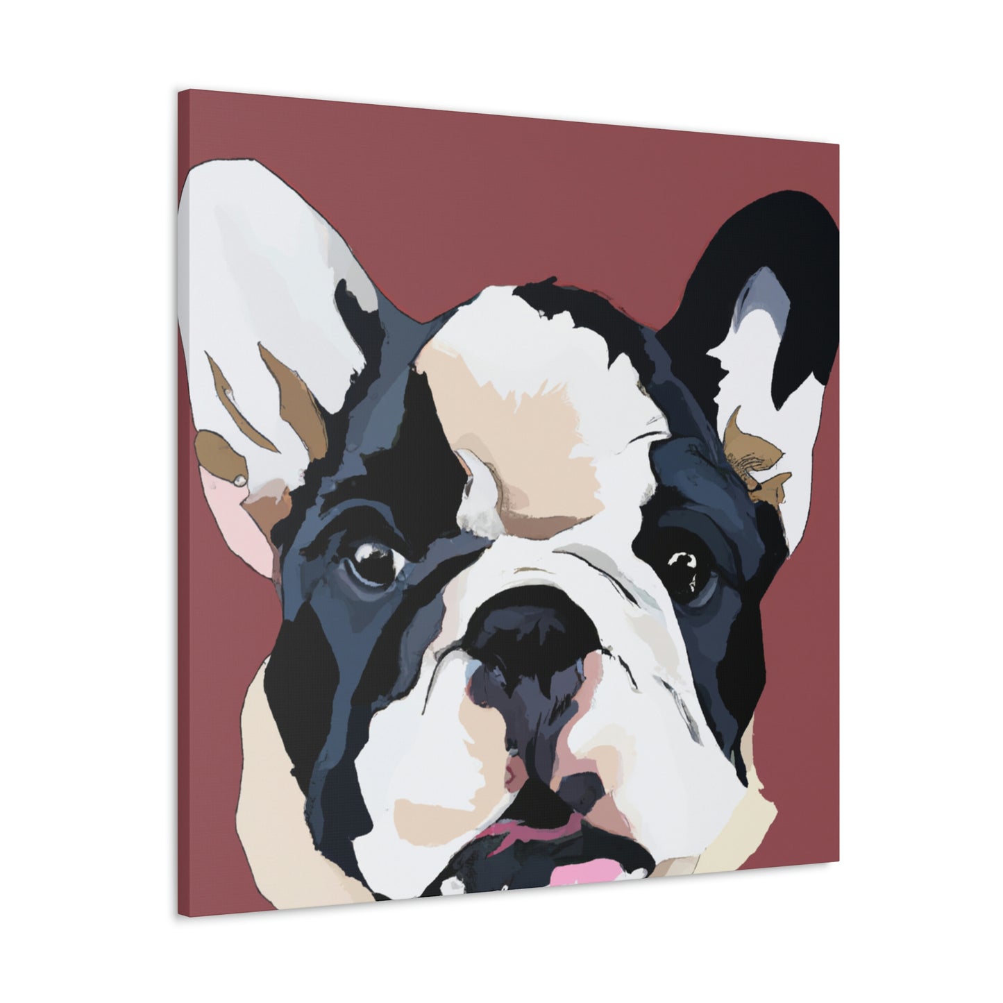 "Bulldog Minimalism Dream" - Canvas