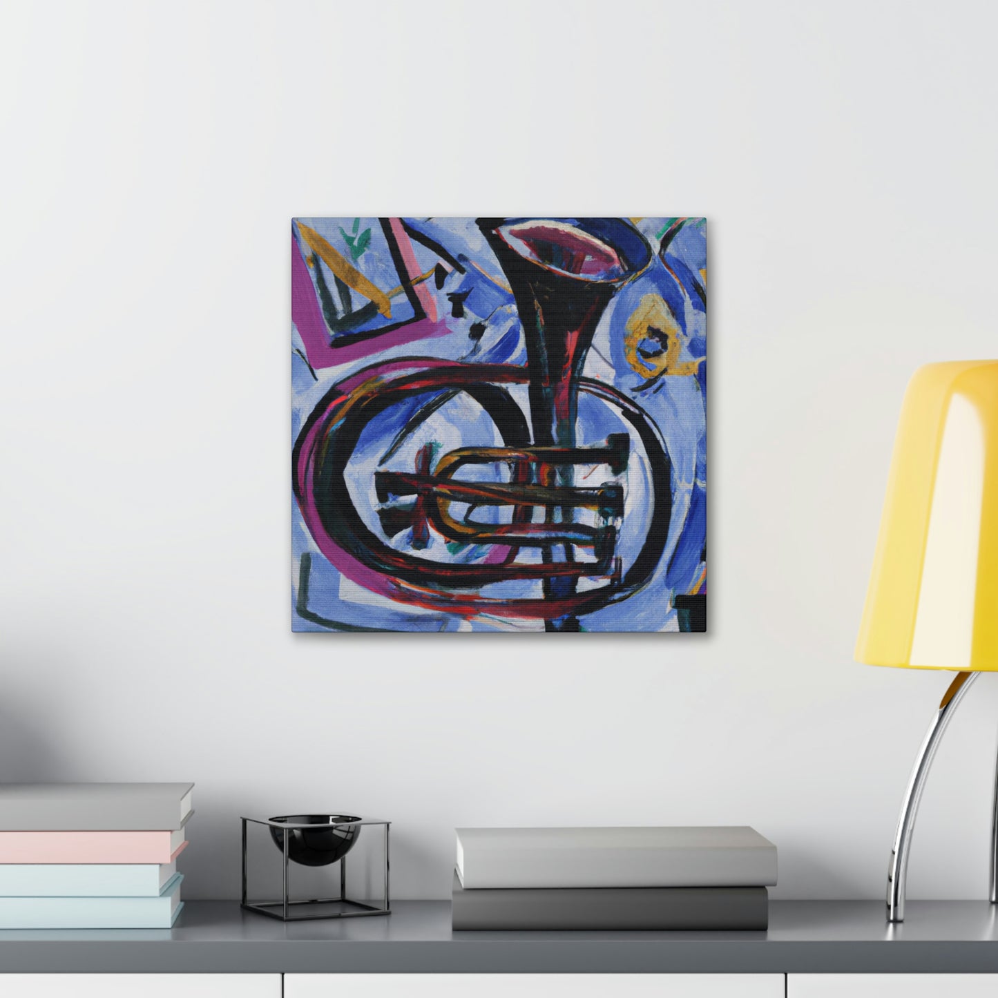 Trumpet in Expressionism - Canvas