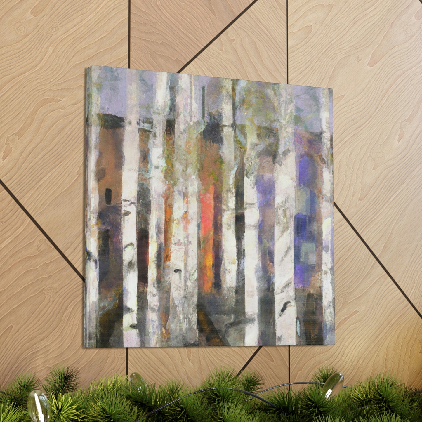 Birch Trees in Bloom - Canvas