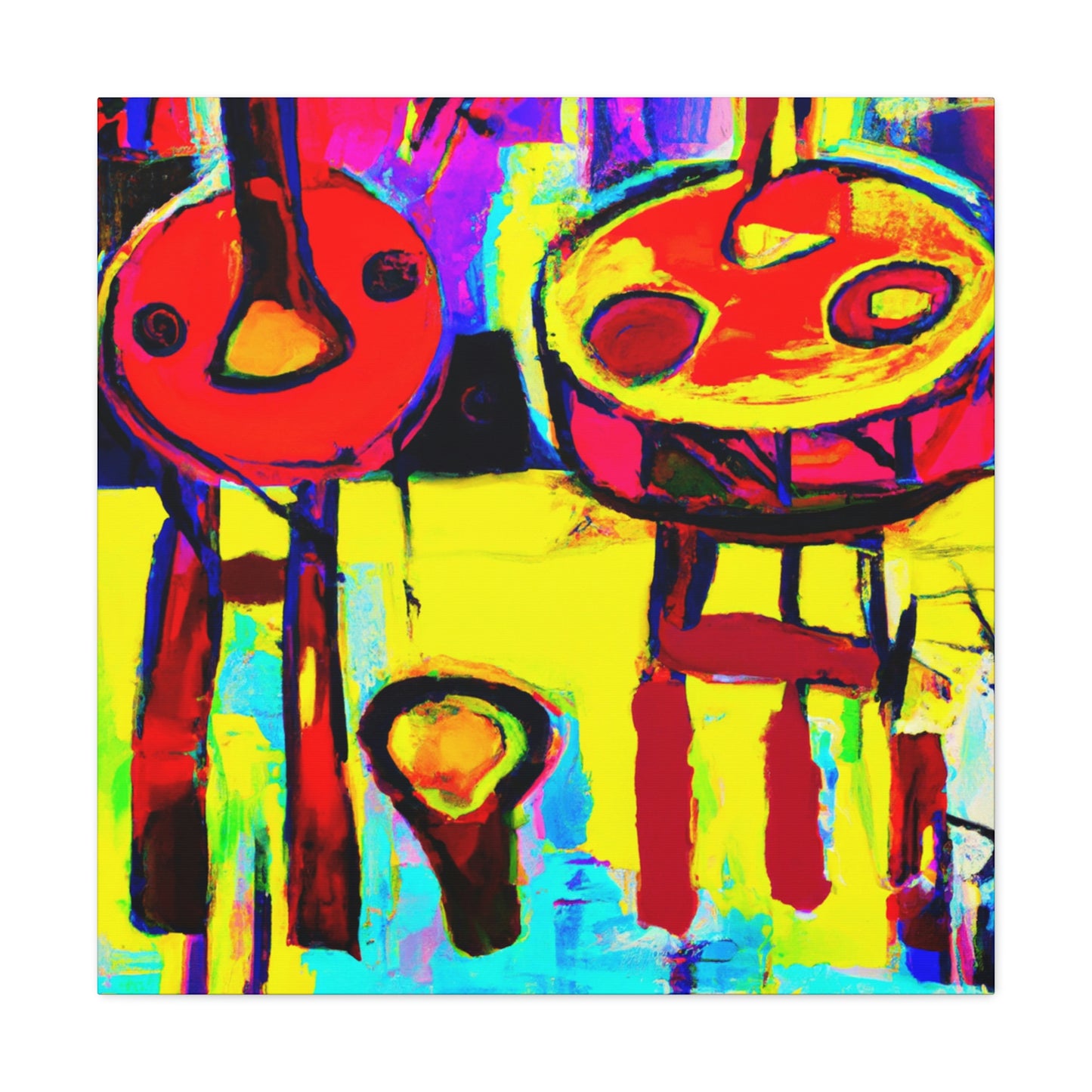 "Bongos in Abstraction" - Canvas