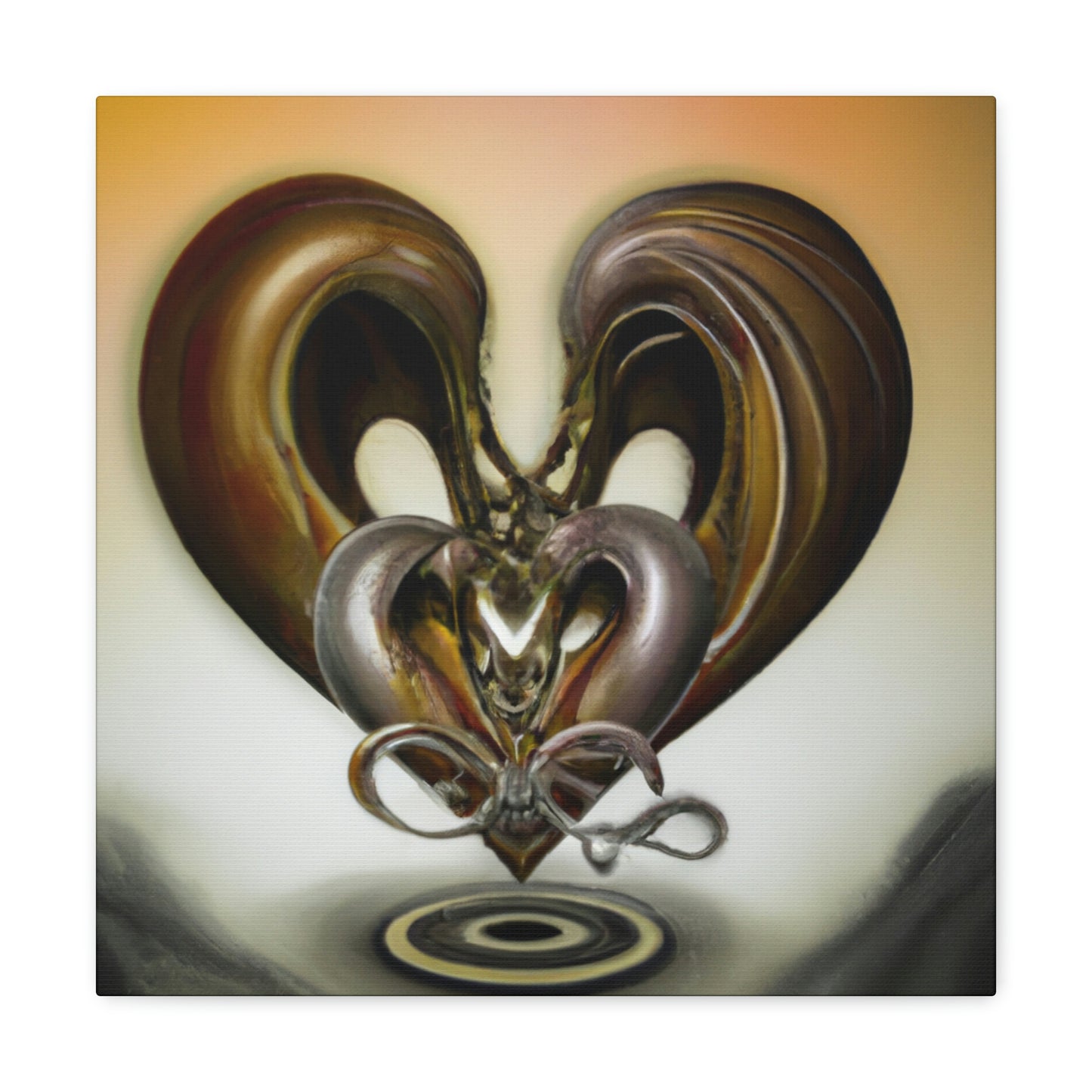 Intertwined Hearts Unite - Canvas