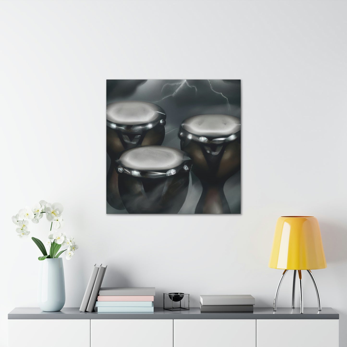 "Bongos By Moonlight" - Canvas