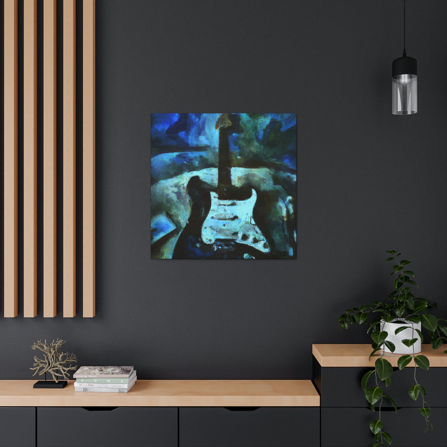 Fender in Abstract Forms - Canvas