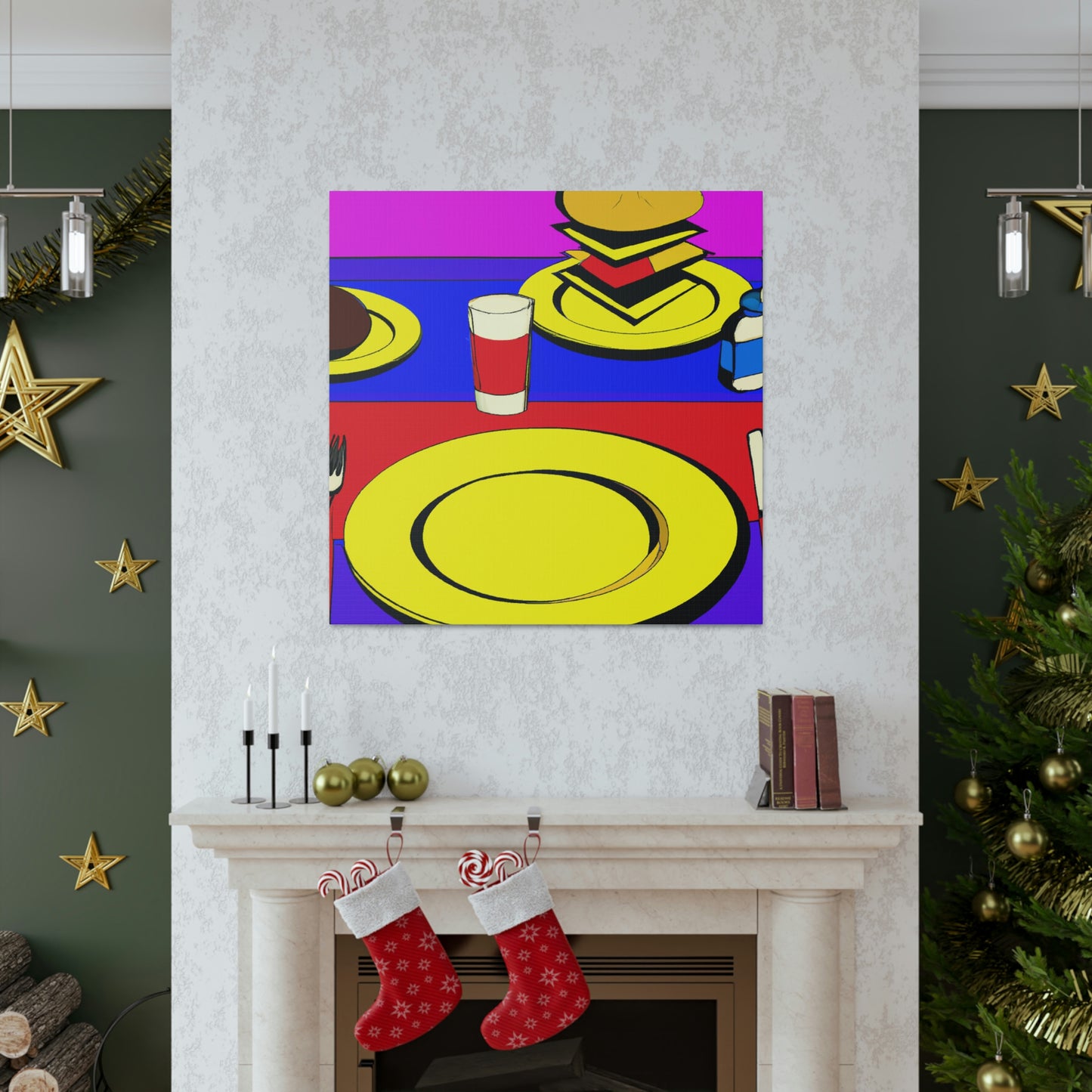 Dining in Pop Art - Canvas