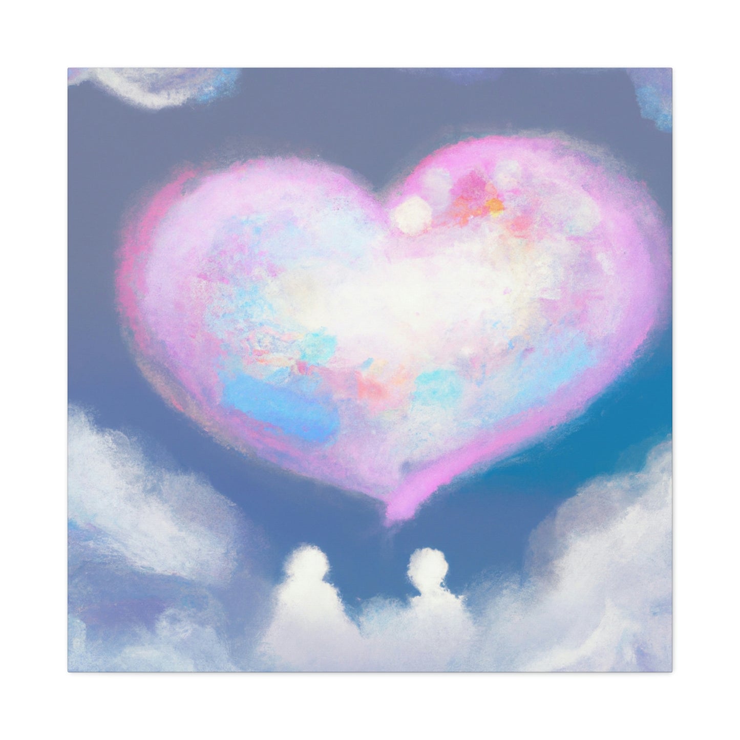 Hearts in Heaven's Clouds - Canvas