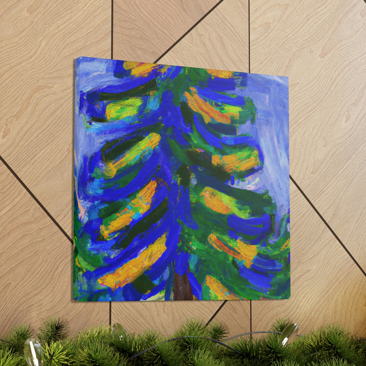 "Spruce Tree Expressionism" - Canvas