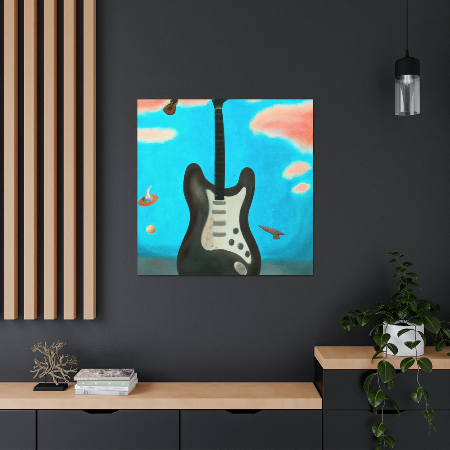 "Fender in Minimalism" - Canvas