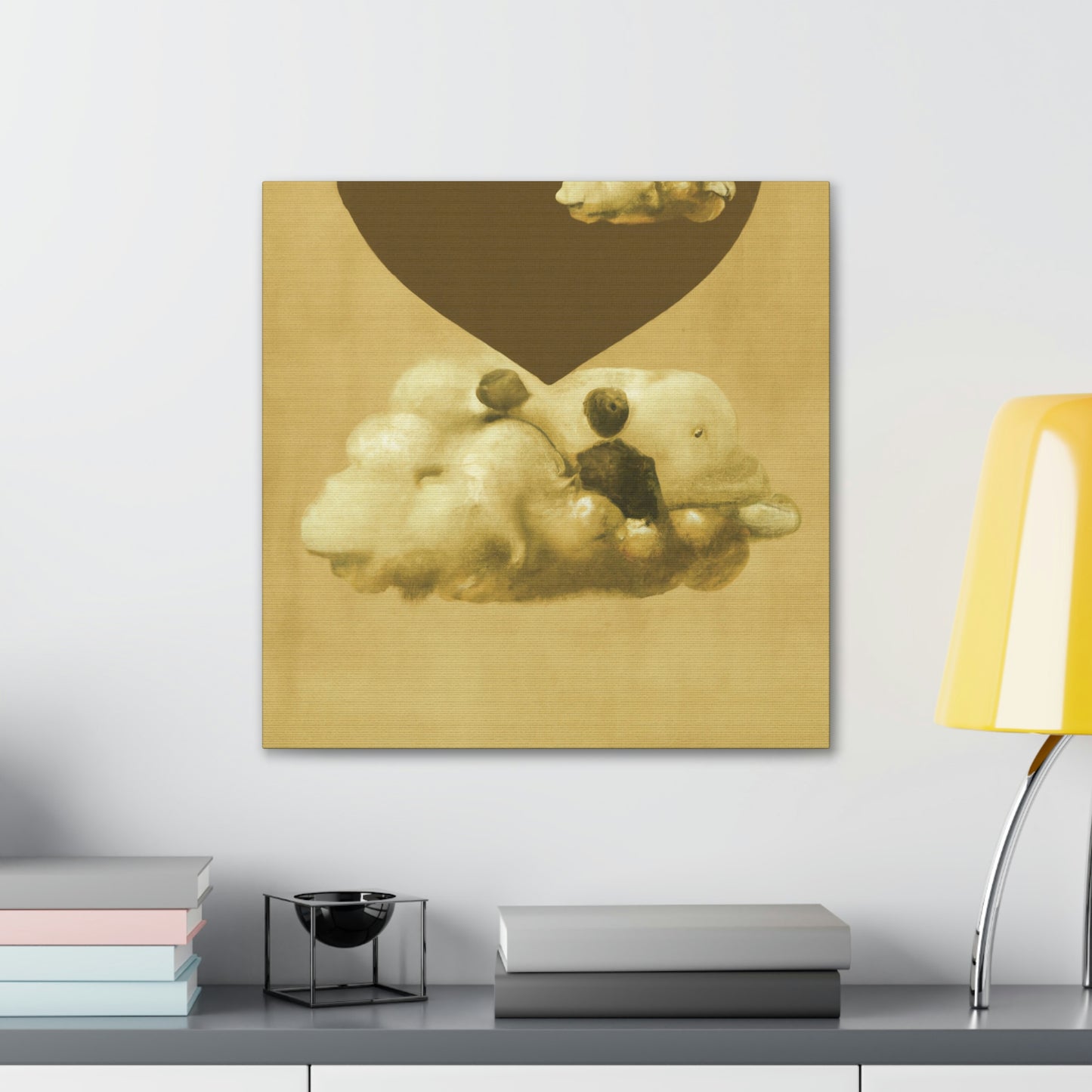 Heart in the Clouds - Canvas