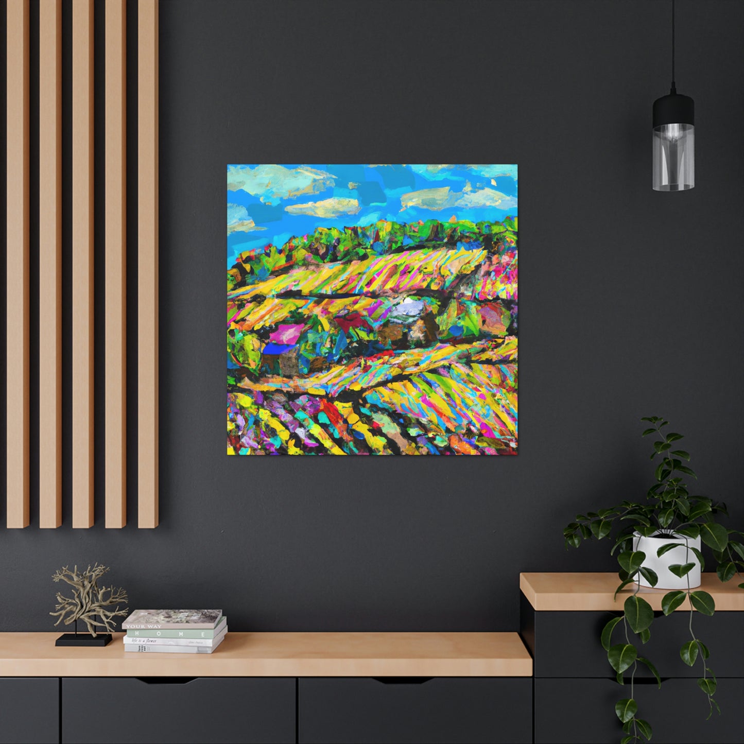 "Countryside Idyllic Dream" - Canvas