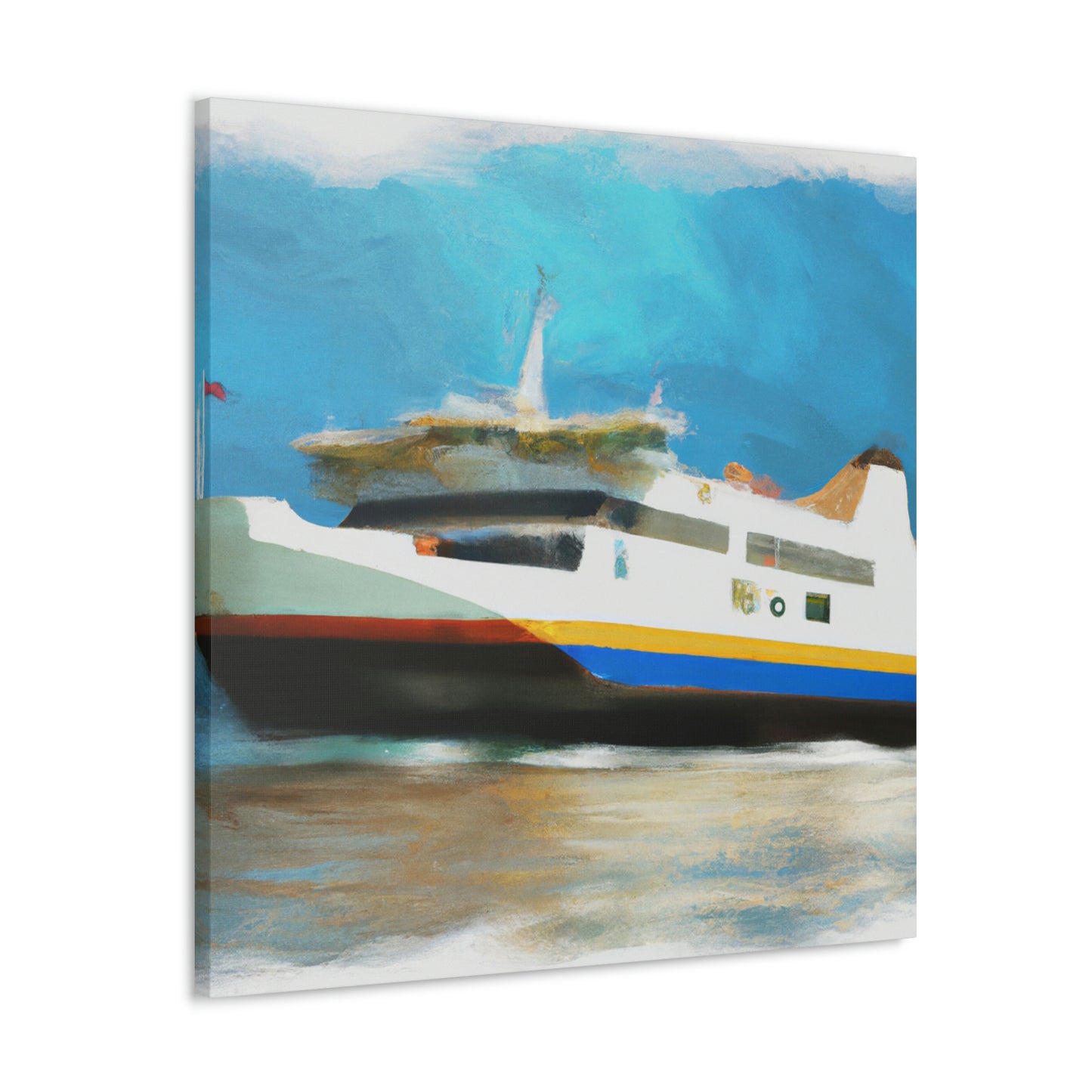 "Ferry on a Journey" - Canvas