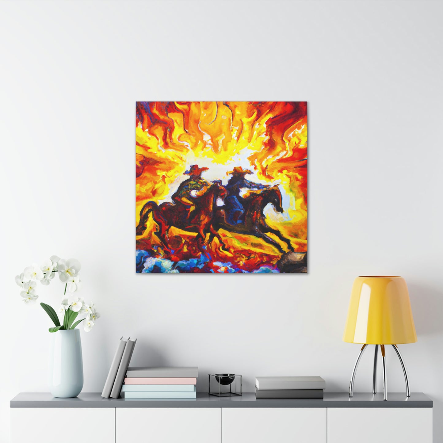 "Cattle Herd Trailblazers" - Canvas