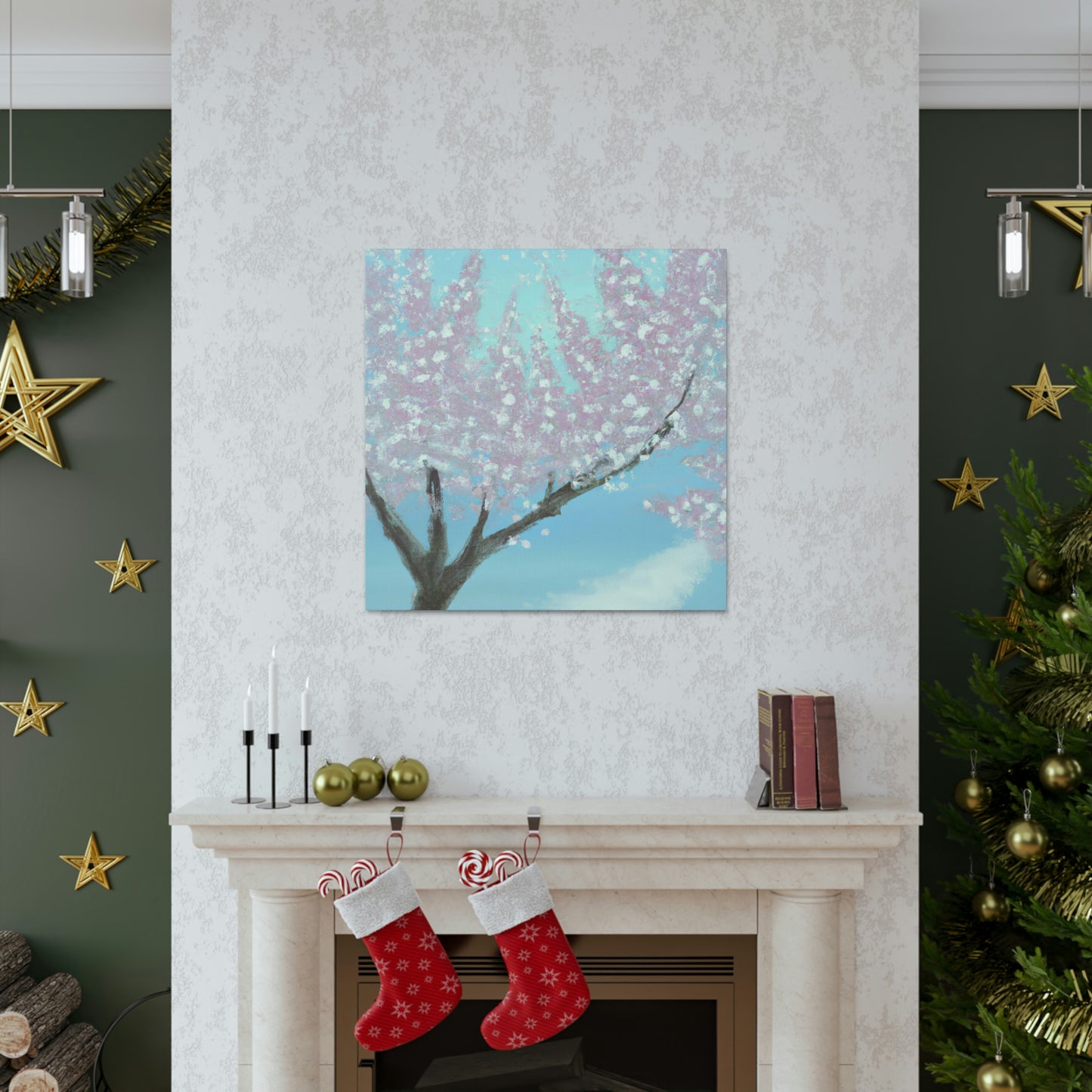 "Cherry Blossom Fantasia" - Canvas