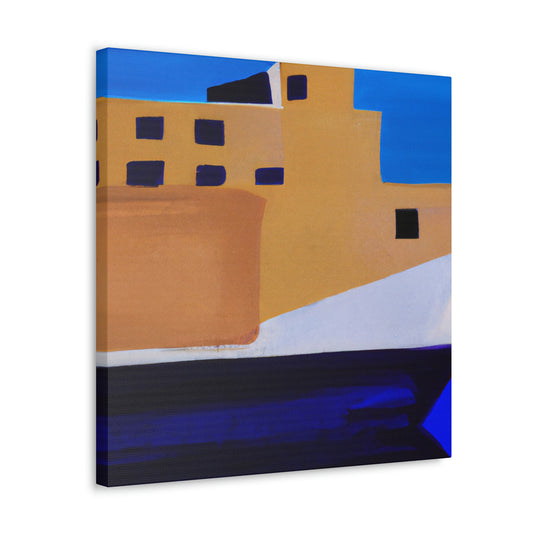 Ferry Minimalism Painting - Canvas