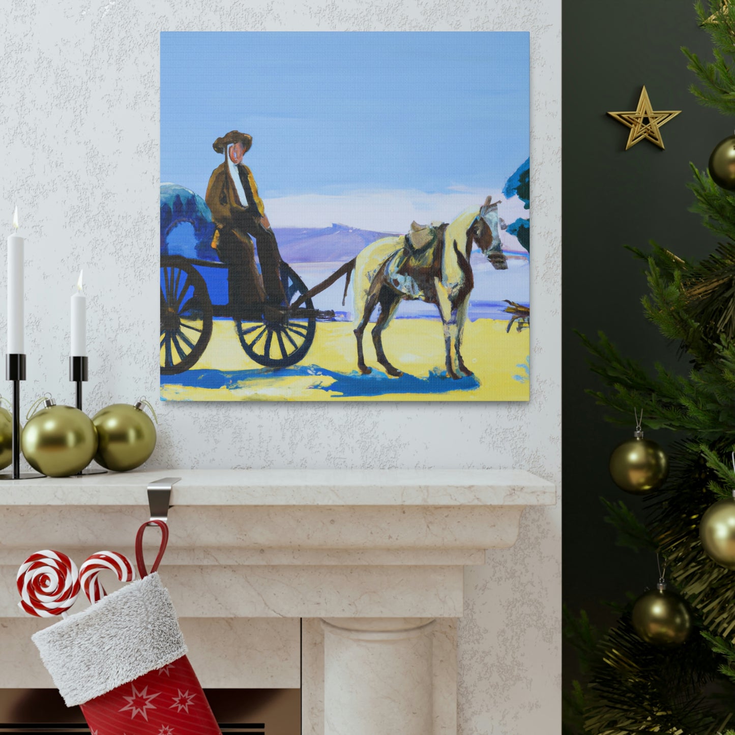 Stagecoach of Dreams - Canvas