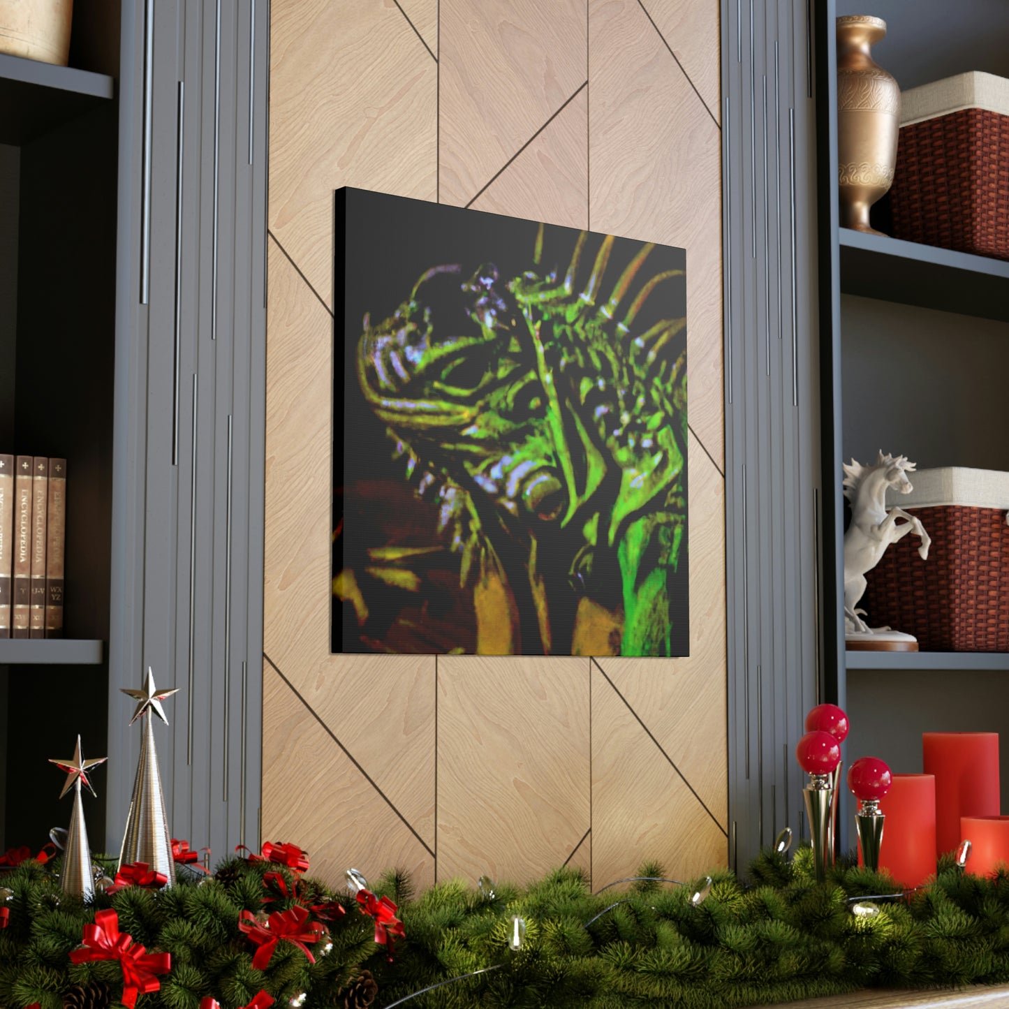 Iguana in Springtime - Canvas