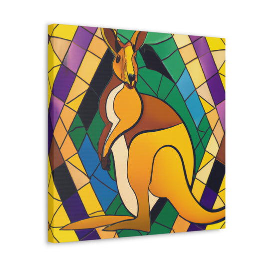 "Wallaby in Regalia" - Canvas