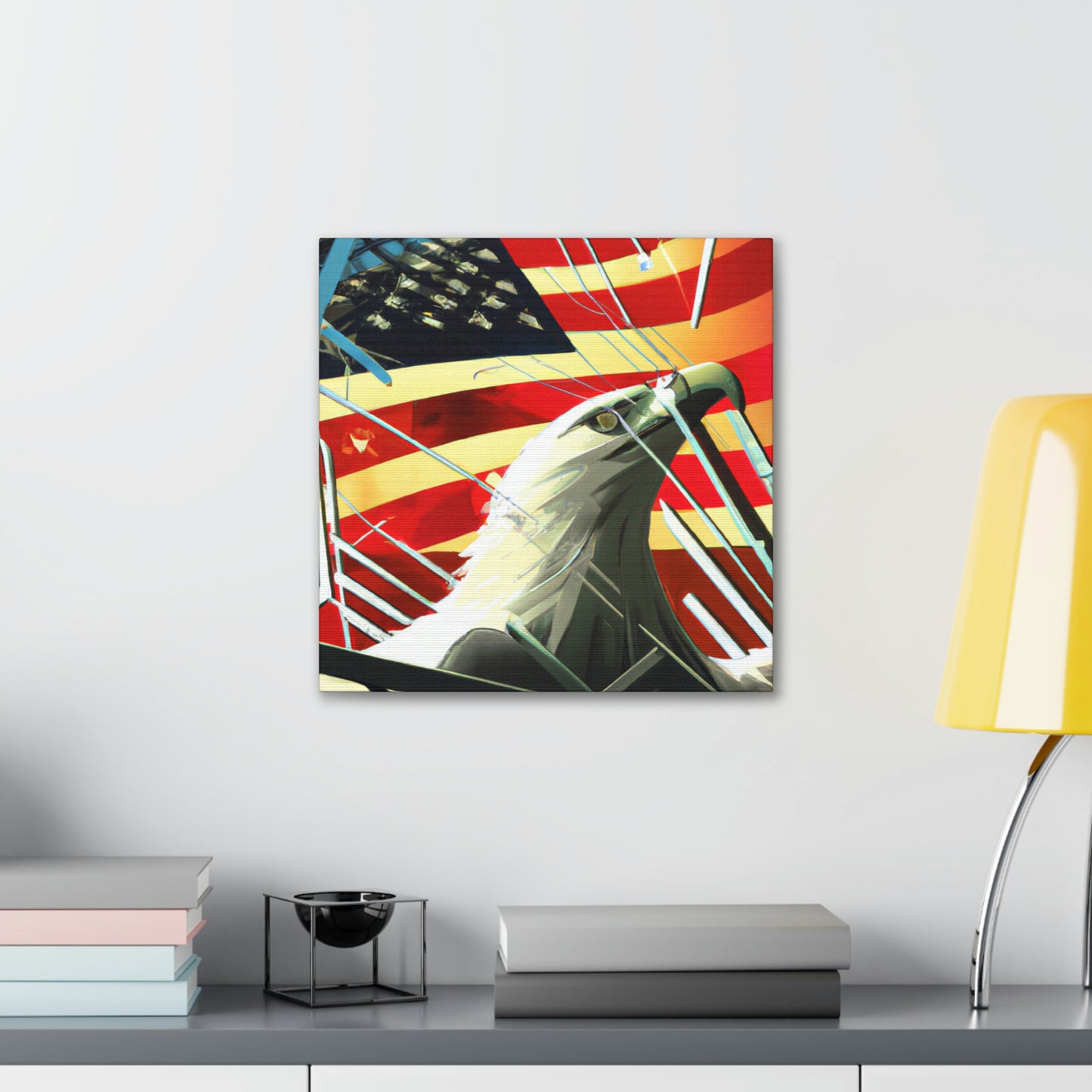 "Majestic American Bald Eagle" - Canvas