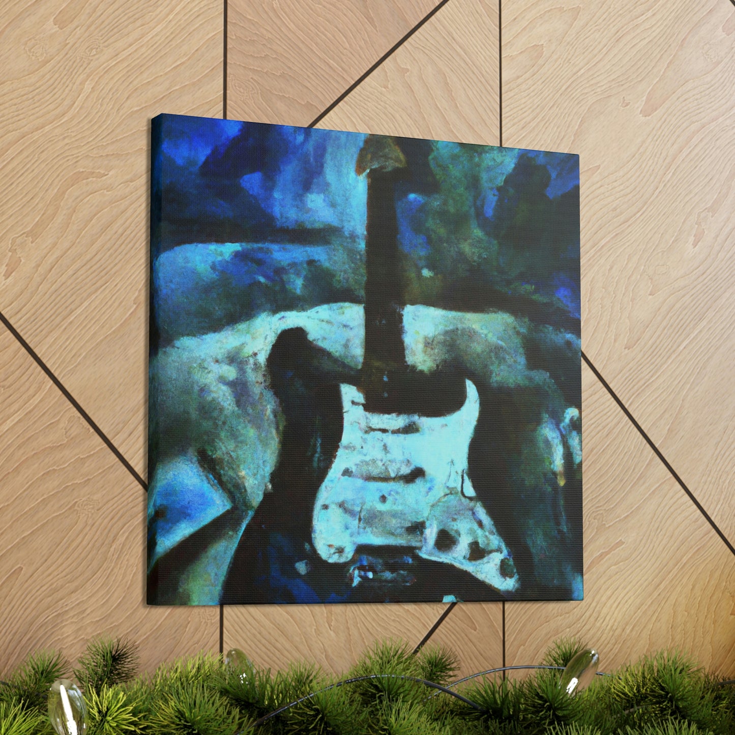 Fender in Abstract Forms - Canvas