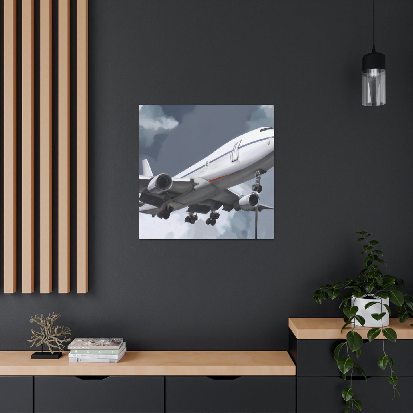 "Flight of the Plane" - Canvas