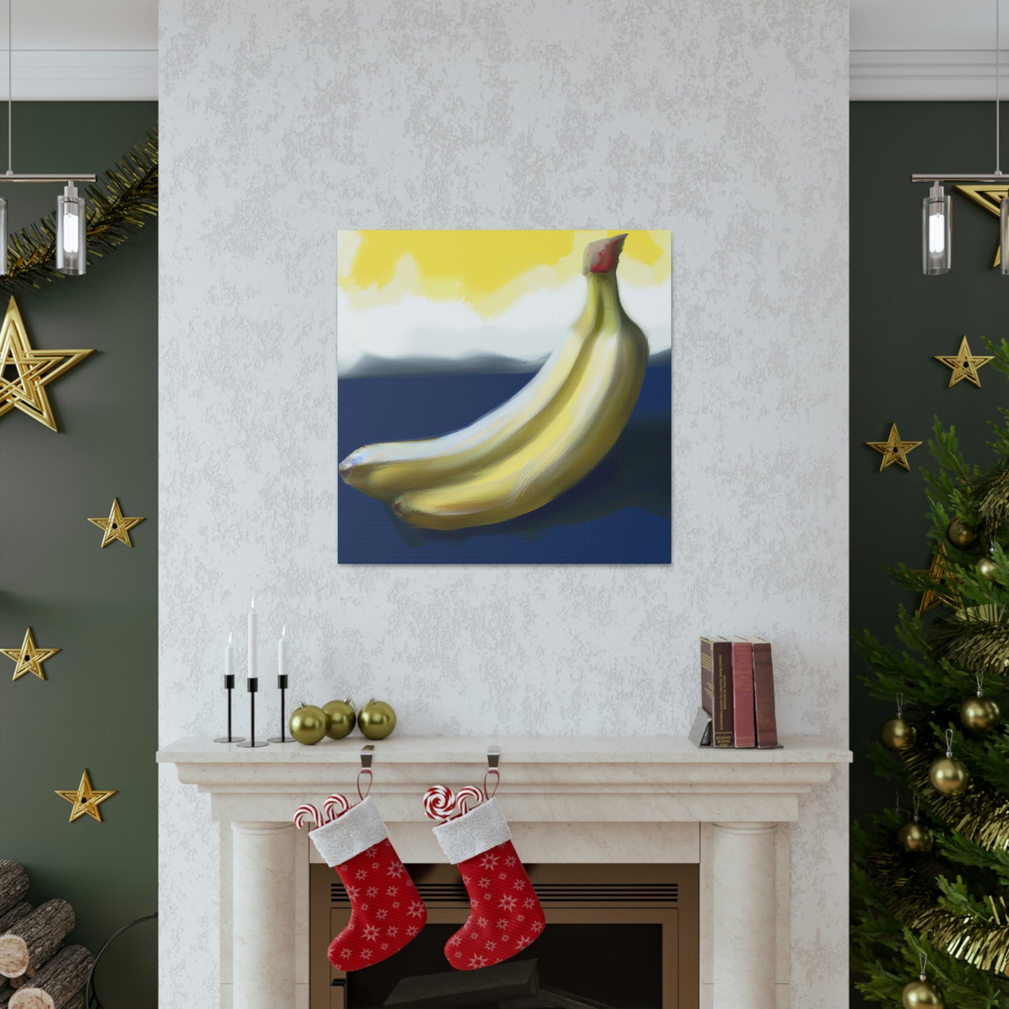 "Bananna's Neoclassical Delight" - Canvas