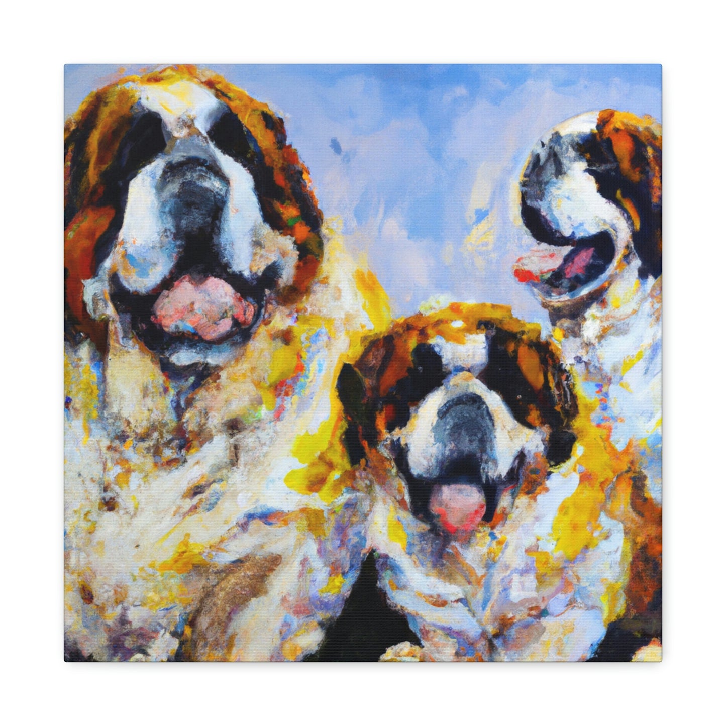 Saint Bernard's Majesty - Canvas